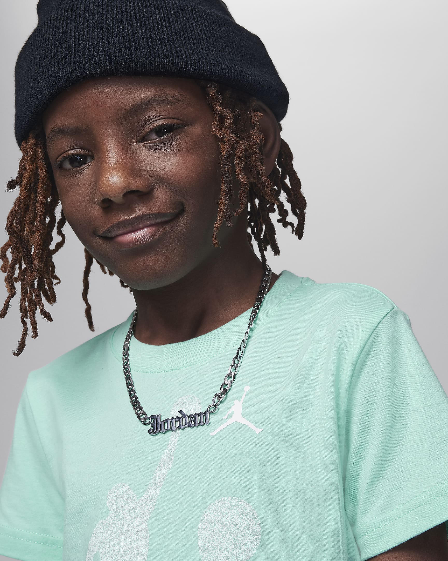 Jordan Little Kids' Gradient Stacked Jumpman T-Shirt - Emerald Rise