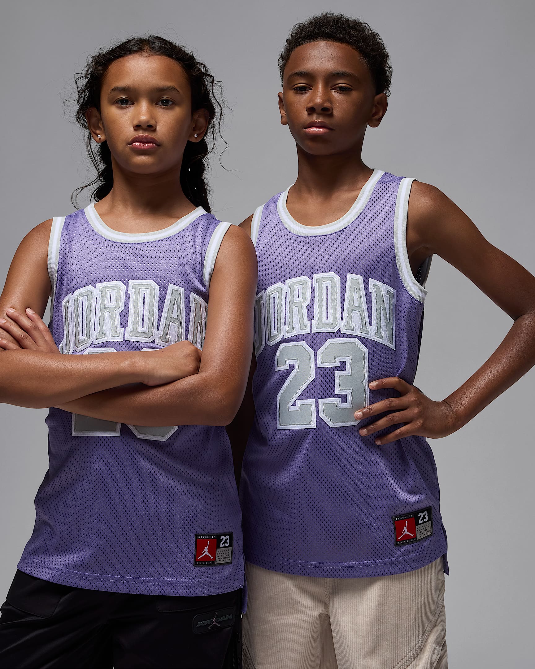 Jordan Big Kids' 23 Jersey - Dusty Amethyst