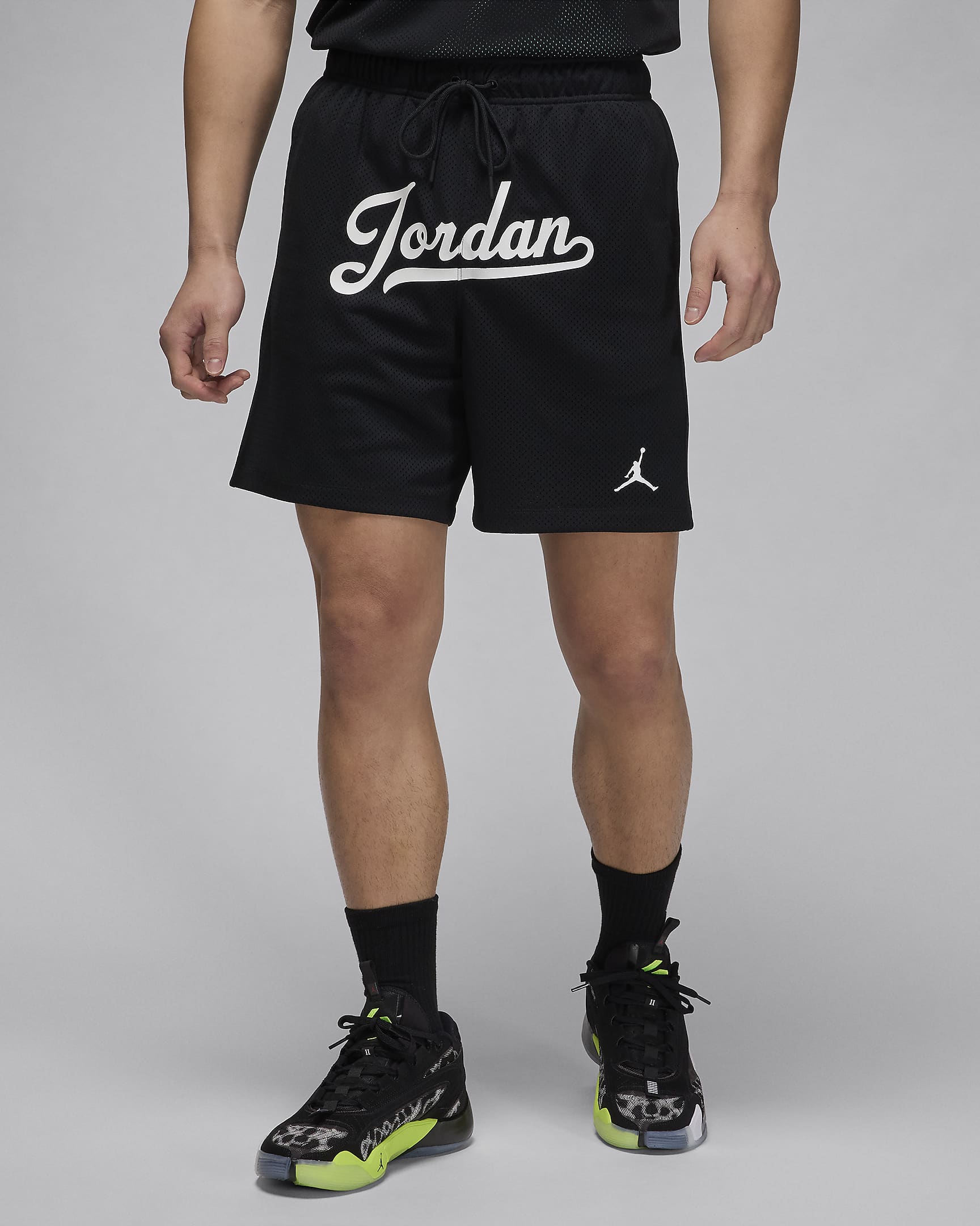 Jordan Flight MVP Men's Mesh Shorts - Black/White/White