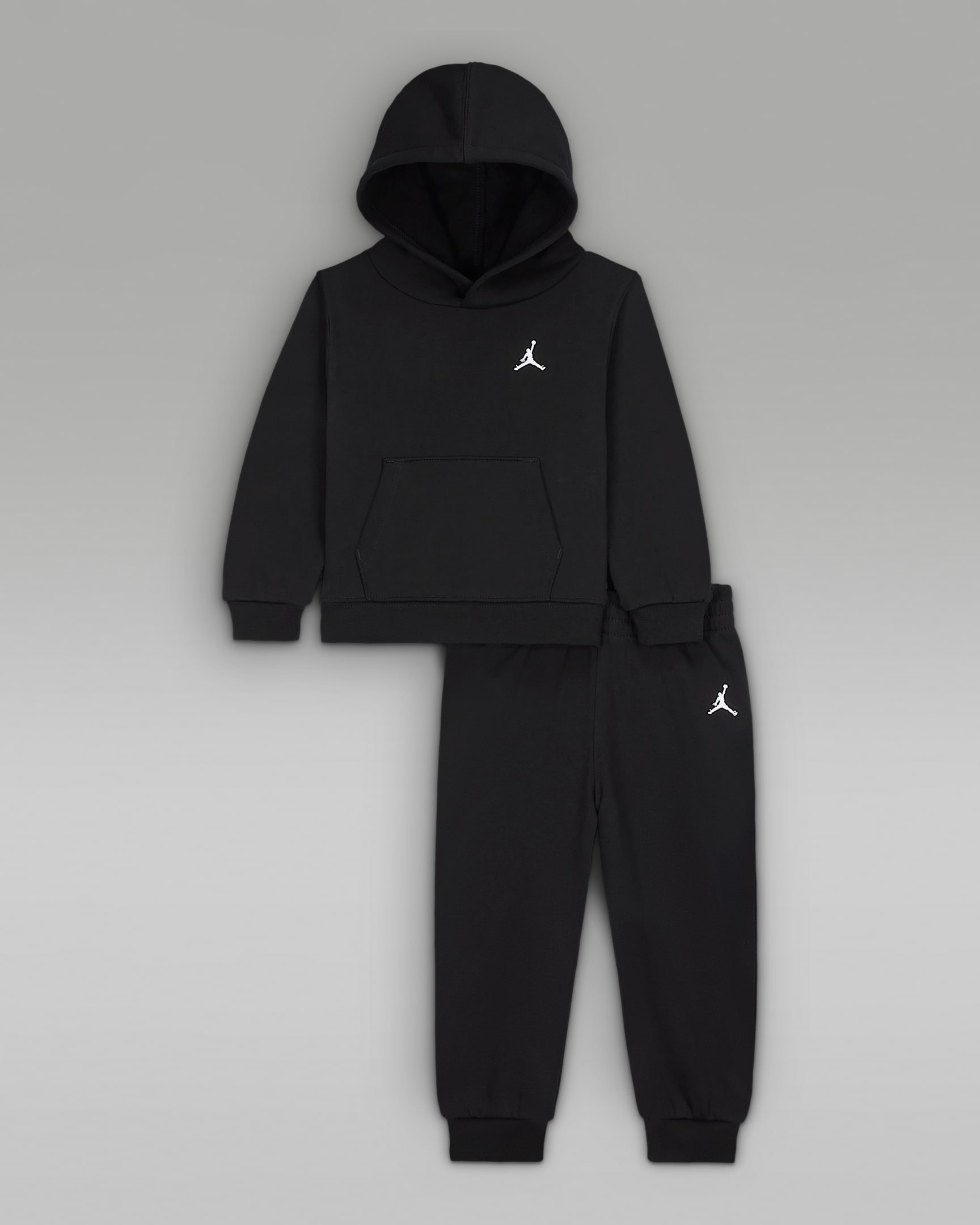 Jordan Brooklyn Fleece Baby (12-24M) 2-Piece Pullover Hoodie Set - Black