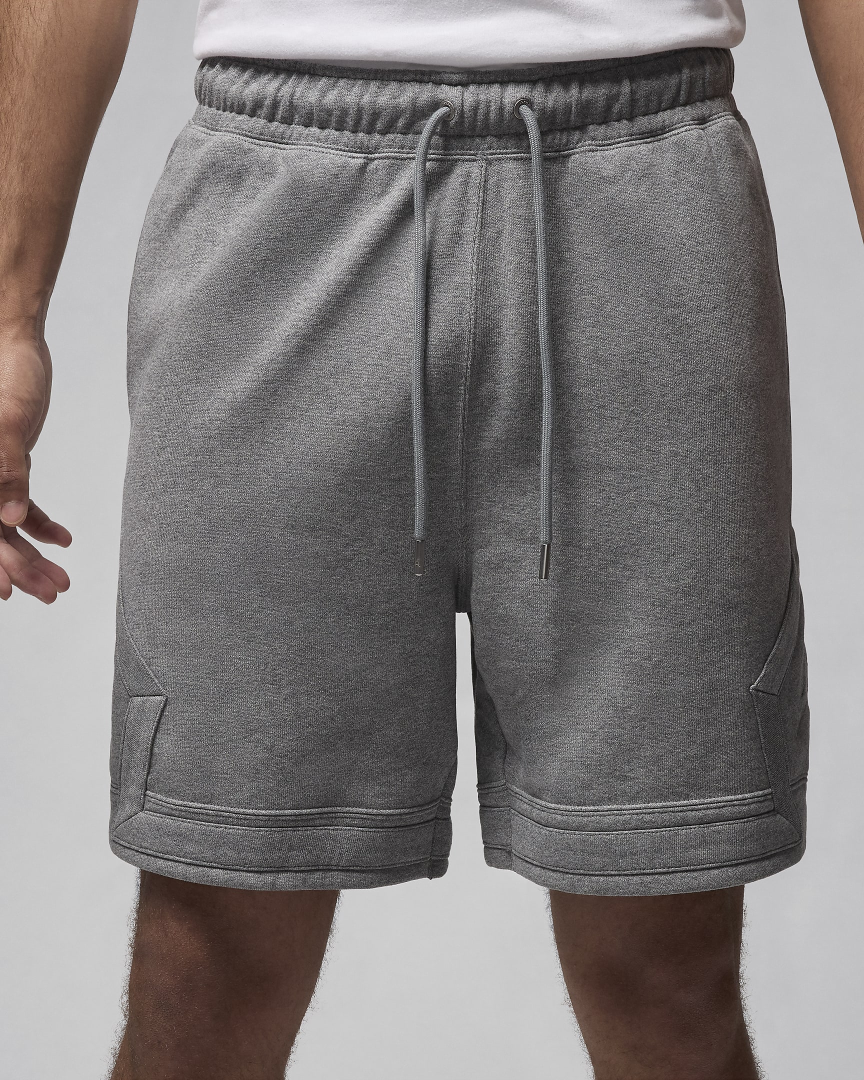 Jordan Flight Fleece Men's Diamond Shorts - Carbon Heather