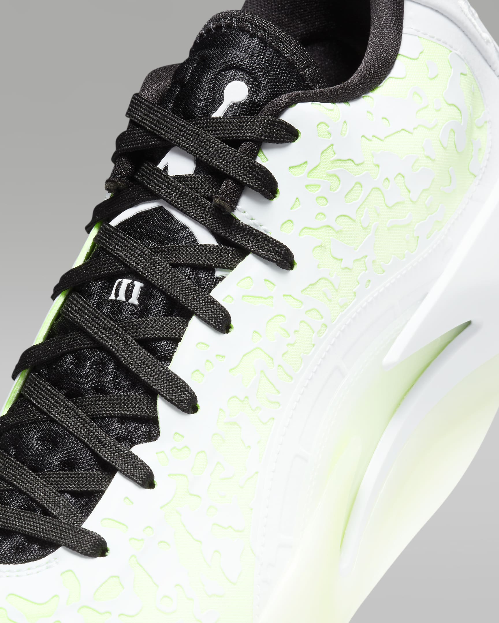 Zion 3 Basketball Shoes - White/Black/Barely Volt/White