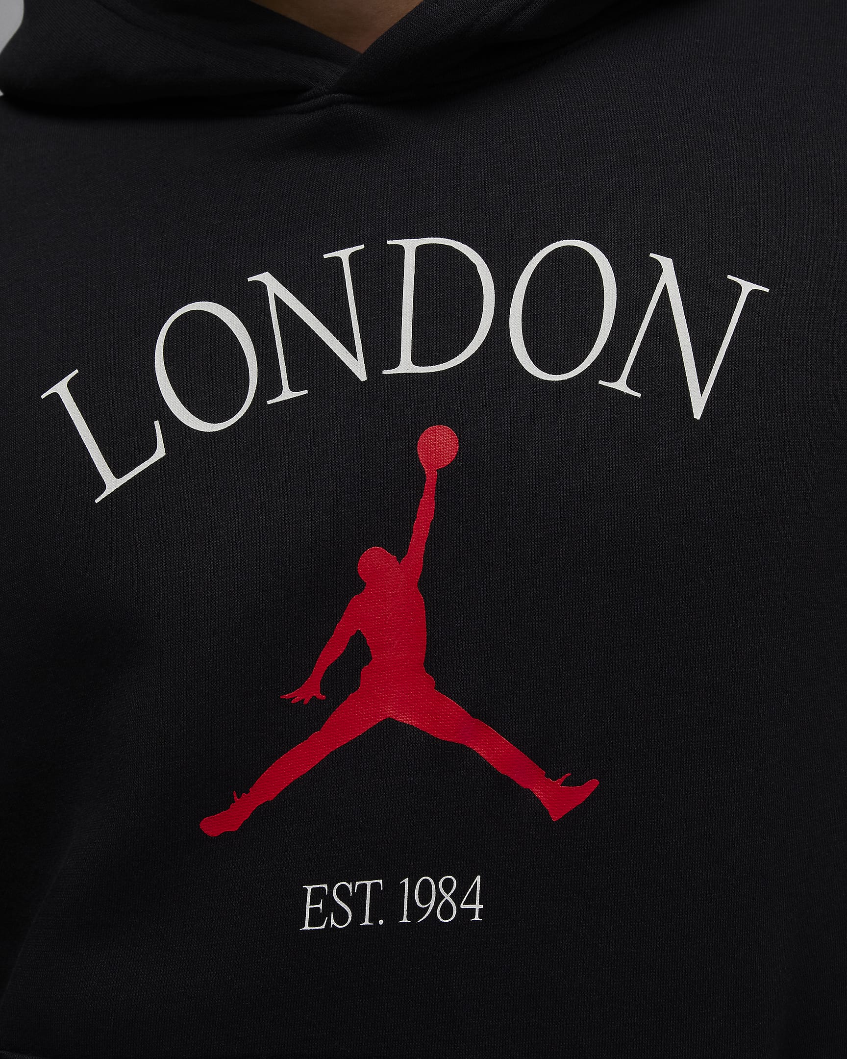 Jordan London Men's Pullover Hoodie - Black