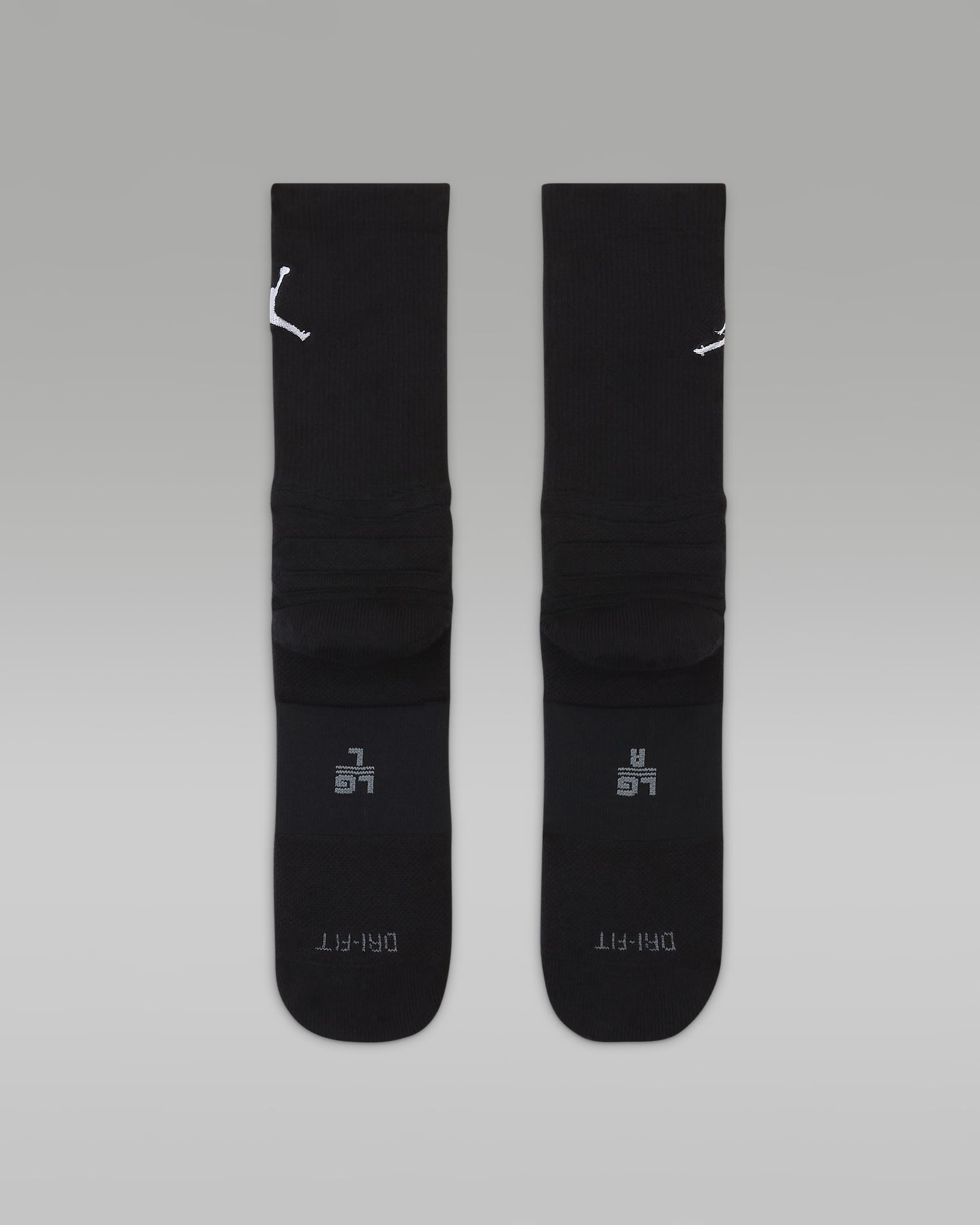 Chaussettes de basketball mi-mollet Jordan Flight - Noir/Blanc