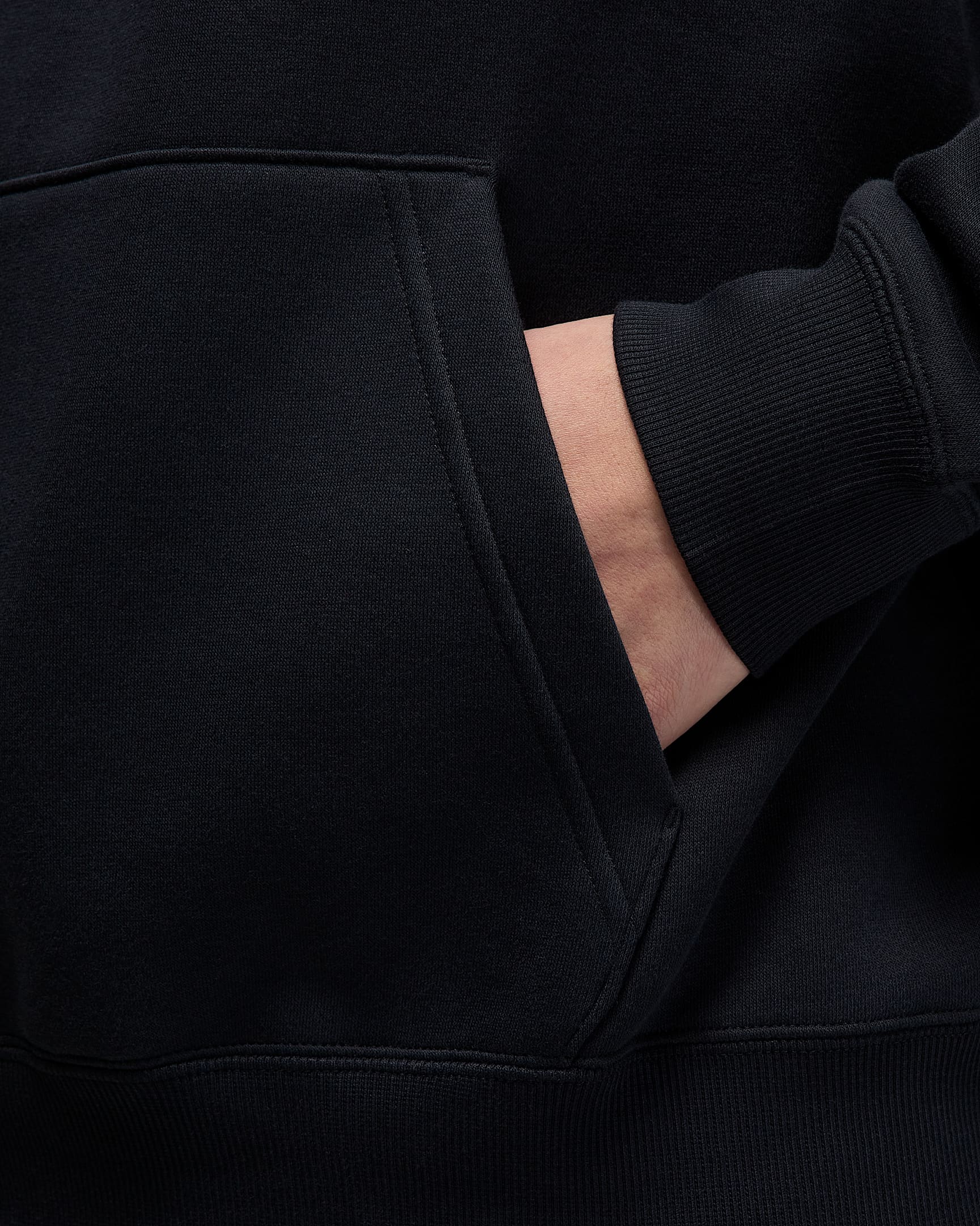 Sweat à Capuche Oversize NICOPANDA Noir - Taille L, Bordure Ruban - Neuf Avec Imperfections