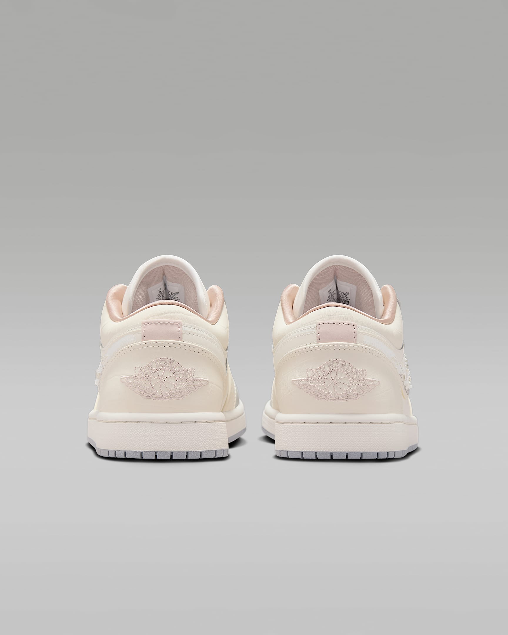 Air Jordan 1 Low Women's Shoes - Sail/Off Noir/Light Smoke Grey/Soft Pearl