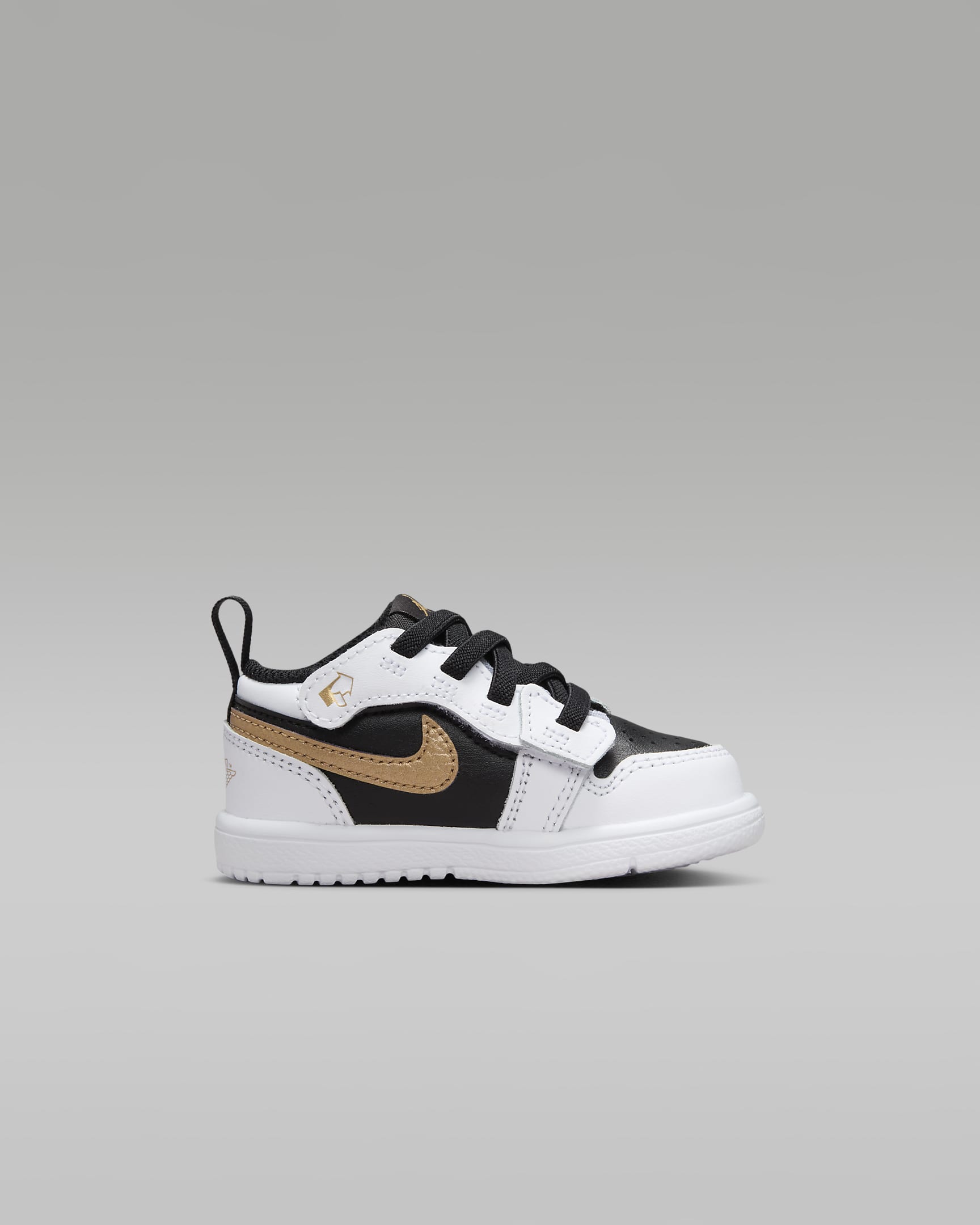 Jordan 1 Low Alt Baby/Toddler Shoes - White/Black/Metallic Gold