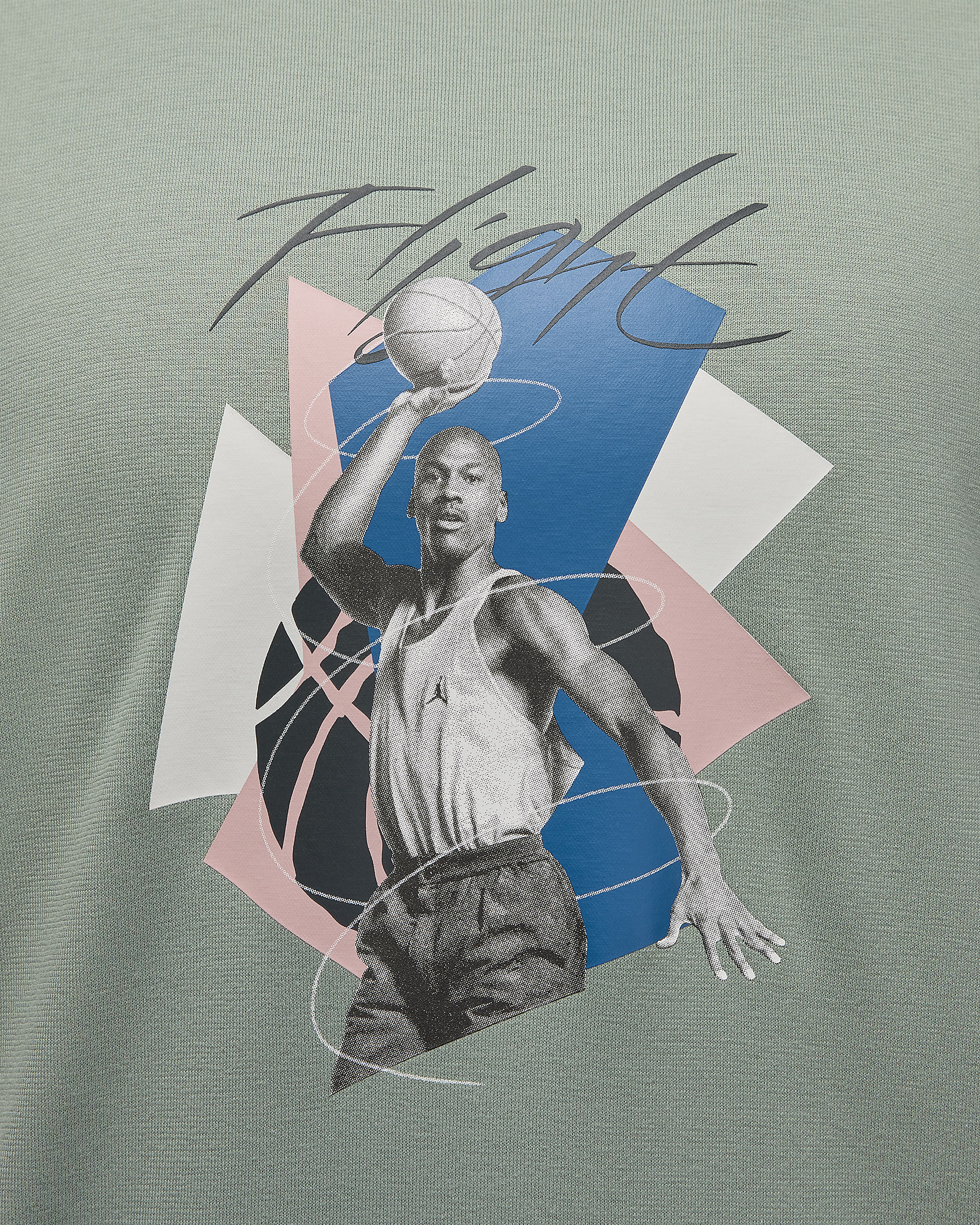 Jordan Women's Oversized Graphic T-Shirt - Jade Smoke