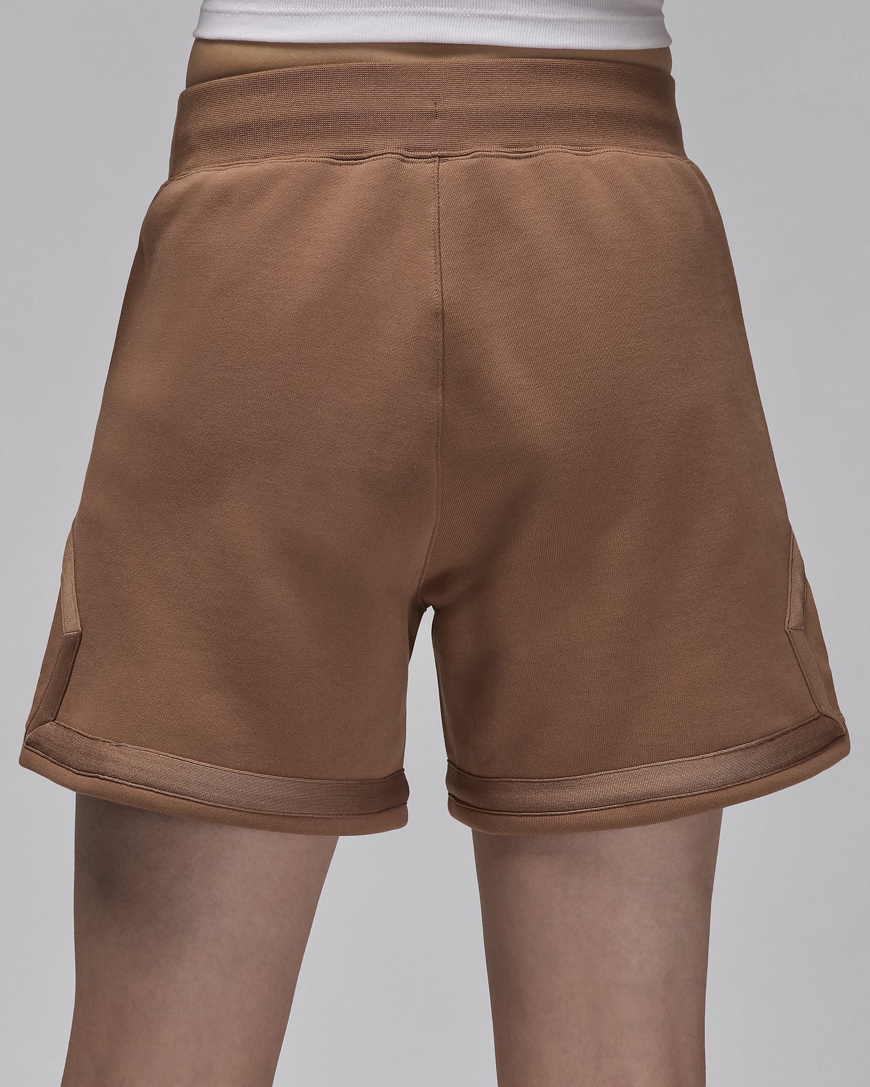 Jordan Flight Fleece Women's Diamond Shorts - Archaeo Brown/Cacao Wow