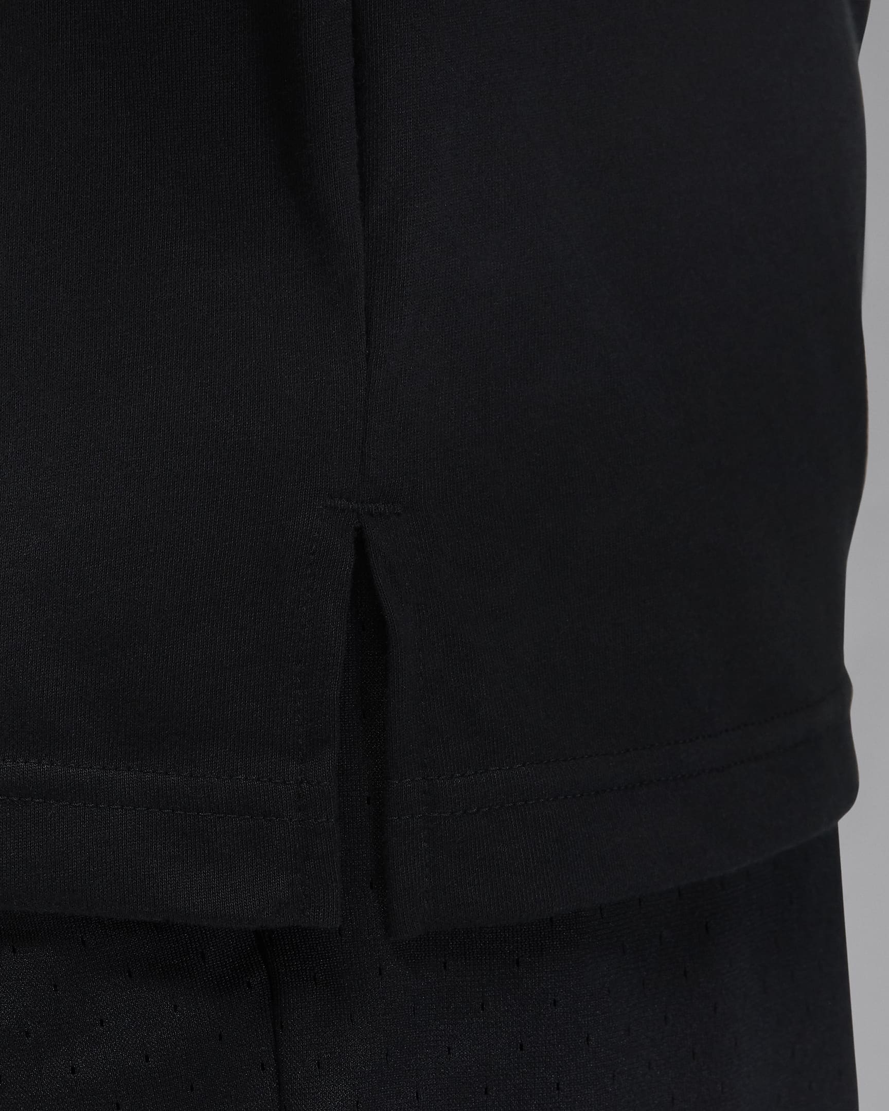 Camisola de manga curta Dri-FIT Jordan Sport para homem - Preto/Branco