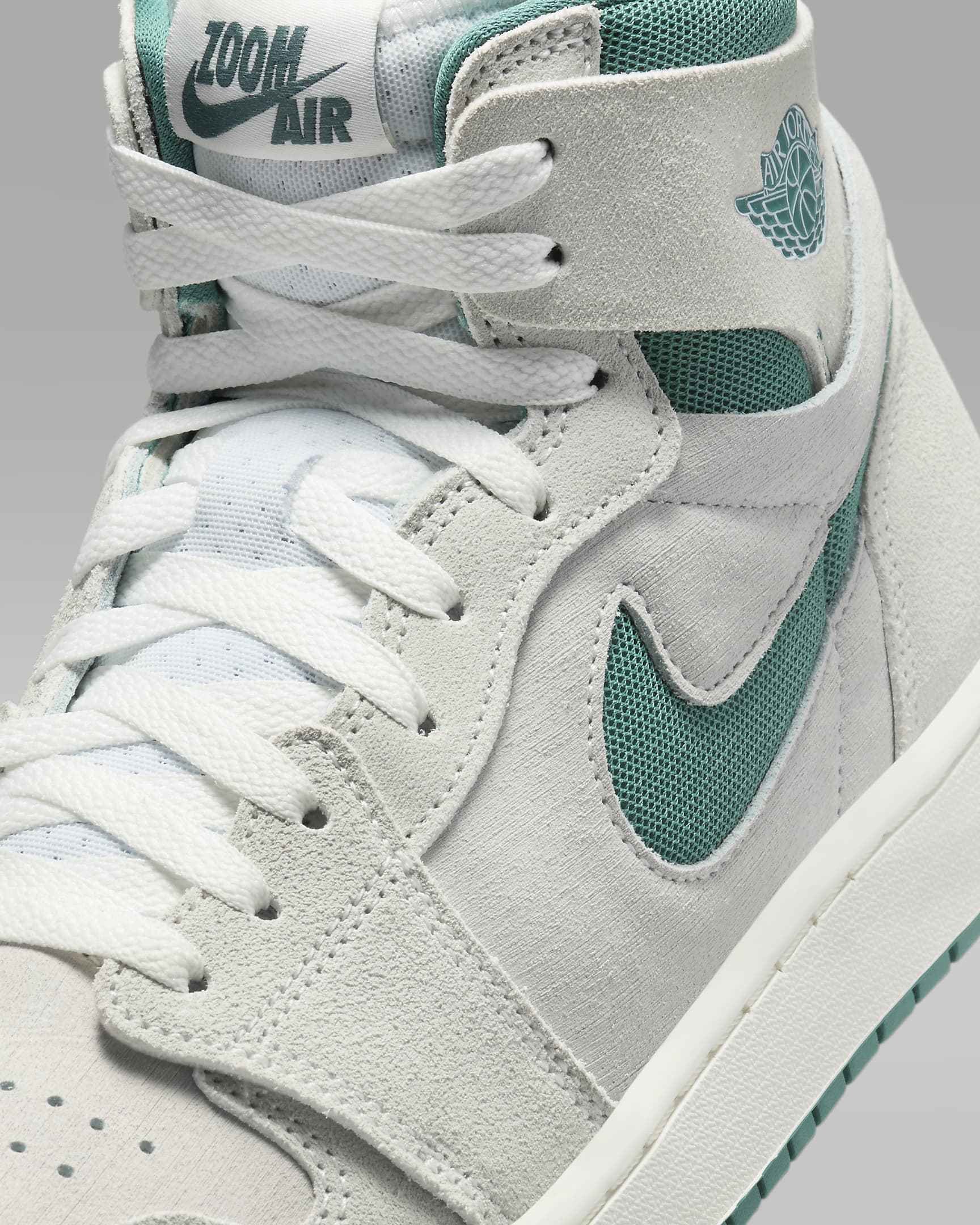 Air Jordan 1 Zoom CMFT 2 Men's Shoes - Summit White/Oxidized Green/Bicoastal