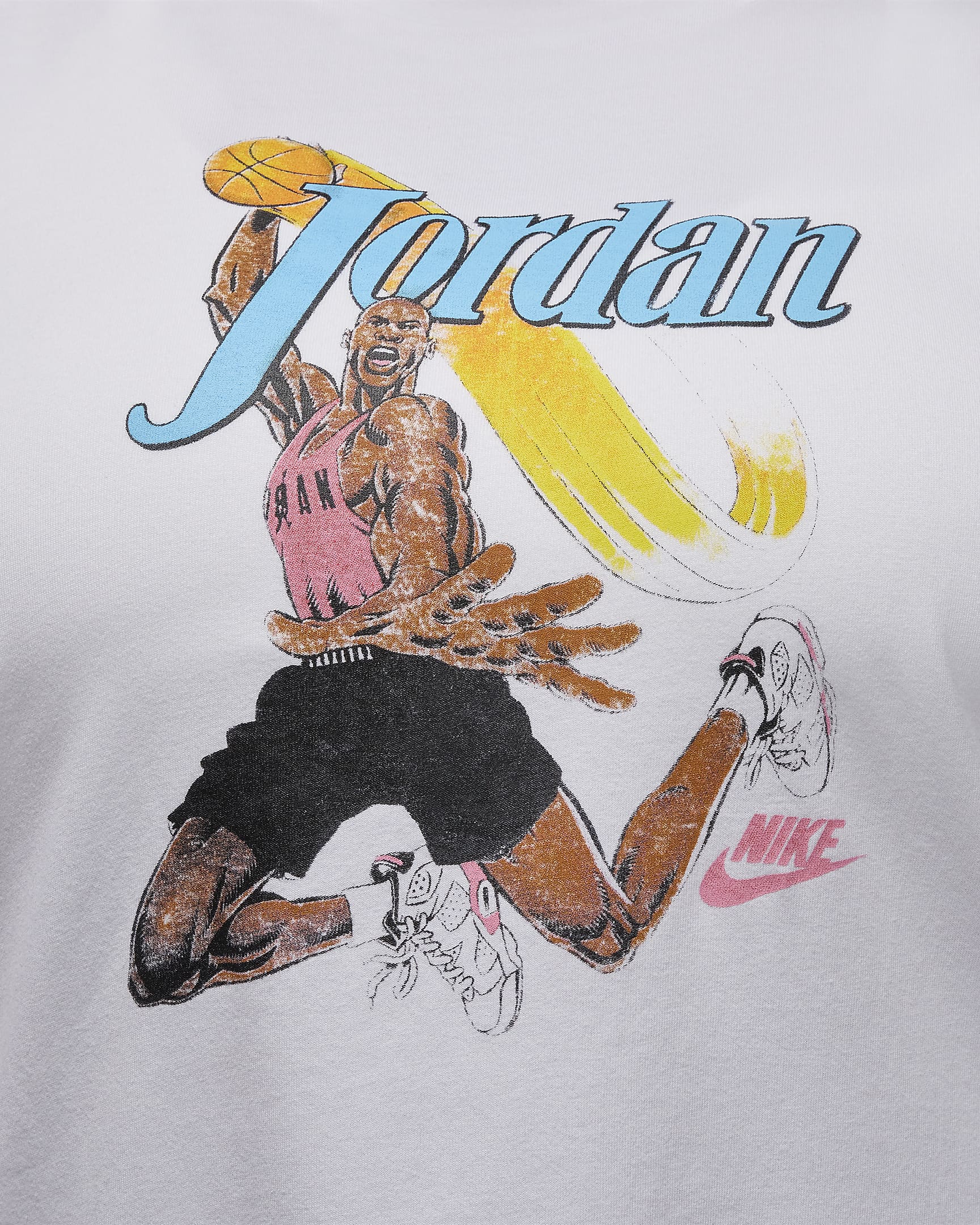 Jordan Women's Graphic Girlfriend T-Shirt (Plus Size) - White/Black