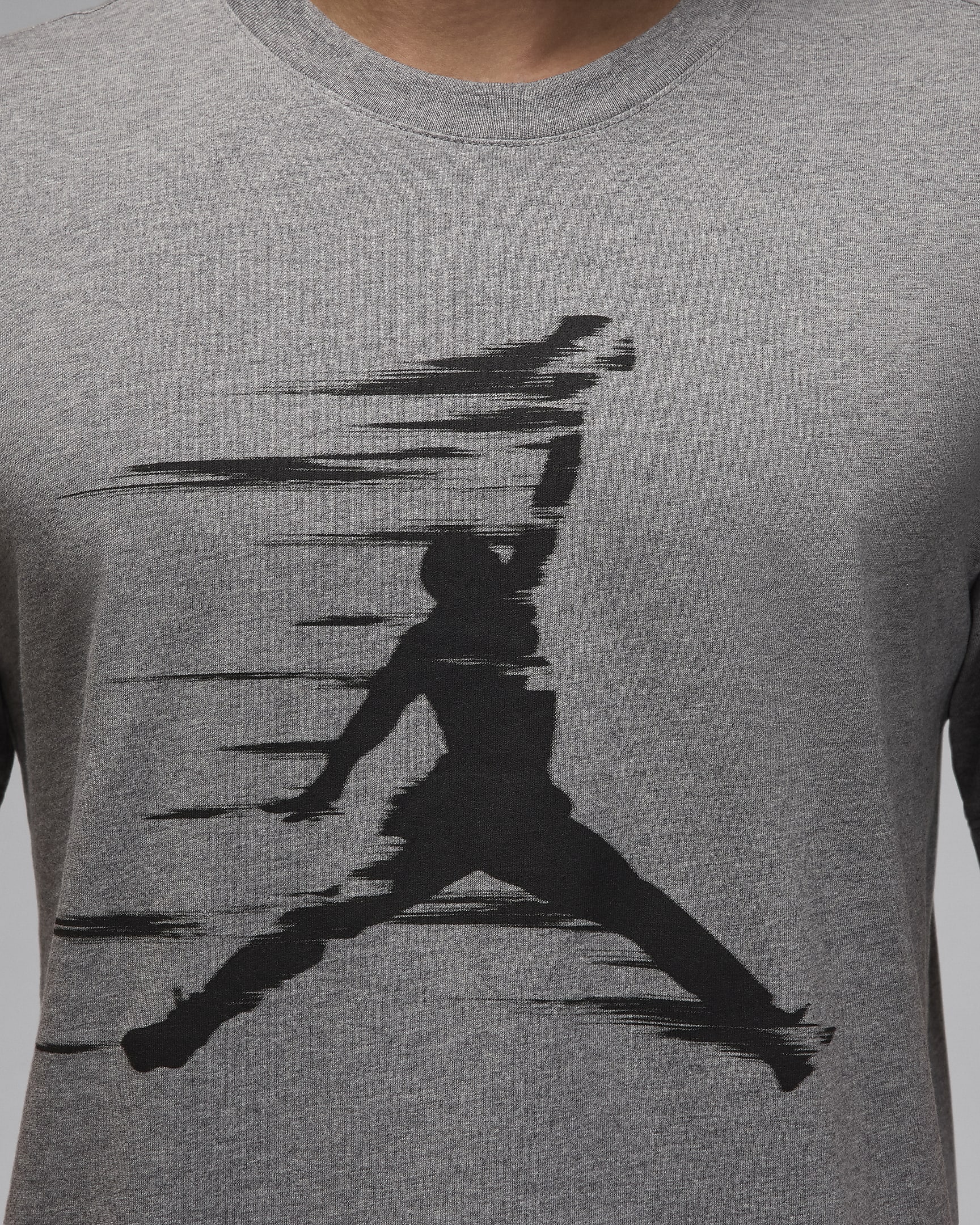 T-shirt męski Jumpman Jordan MVP - Carbon Heather/Czerń/Czerń