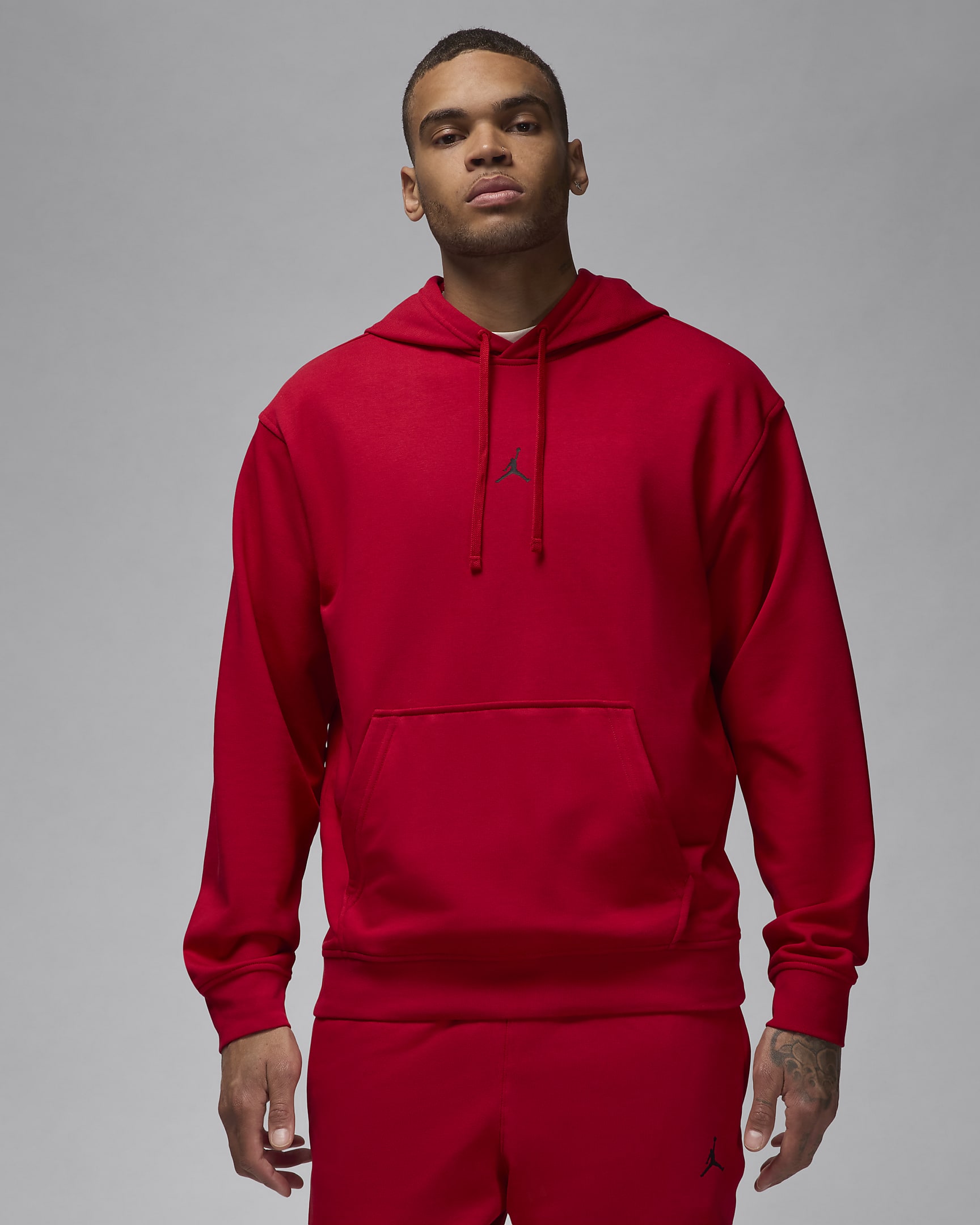 Jordan Sport Crossover Sudadera con capucha Dri-FIT - Hombre - Gym Red/Negro