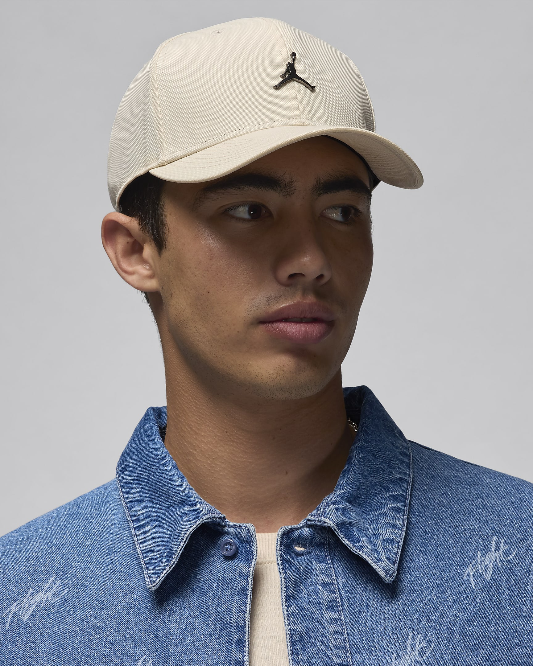 Jordan Rise Cap Adjustable Hat - Legend Light Brown/Gunmetal