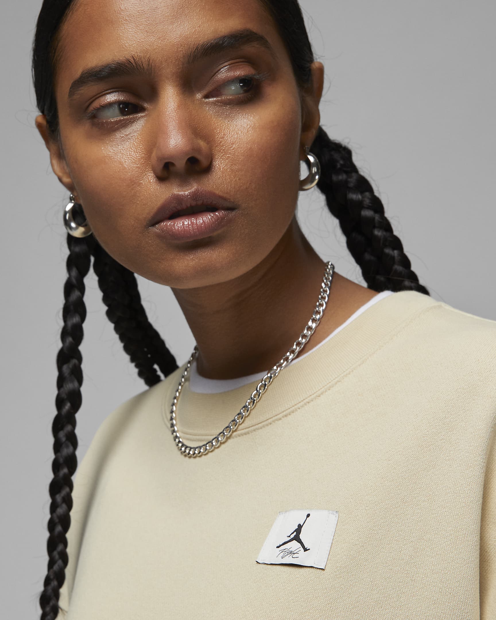 Jordan Flight Women's Fleece Crew. Nike CZ