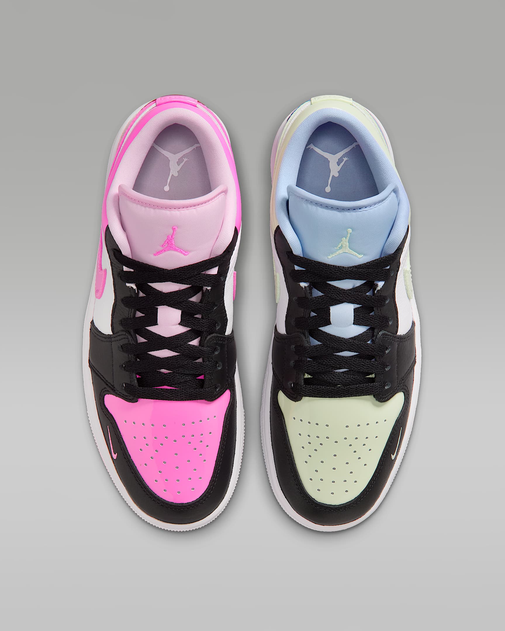 Air Jordan 1 Low SE Women's Shoes - Black/White/Pink Spell