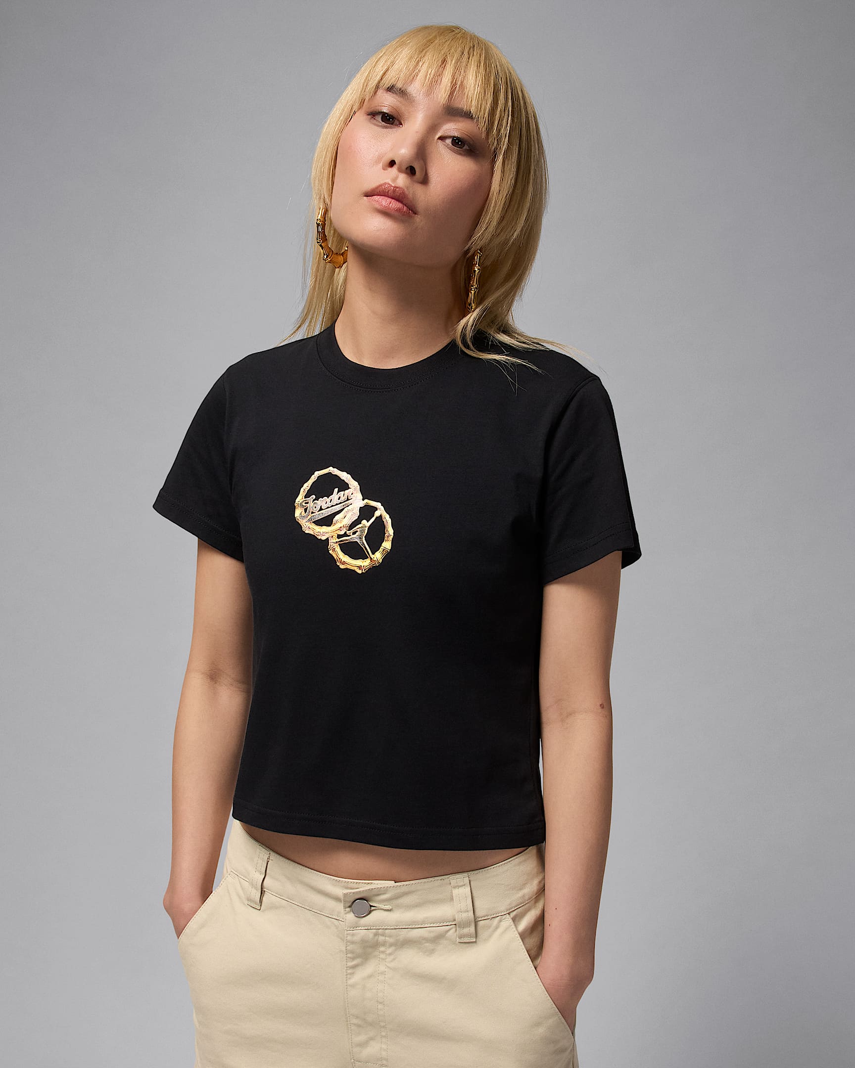 Jordan Brooklyn Women's T-Shirt - Black/White