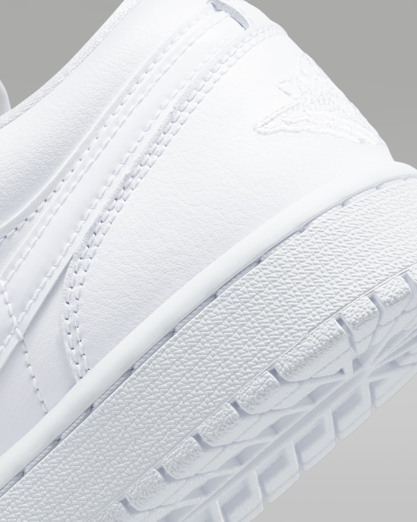 Chaussure Air Jordan 1 Low pour Femme - Blanc/Blanc/Blanc