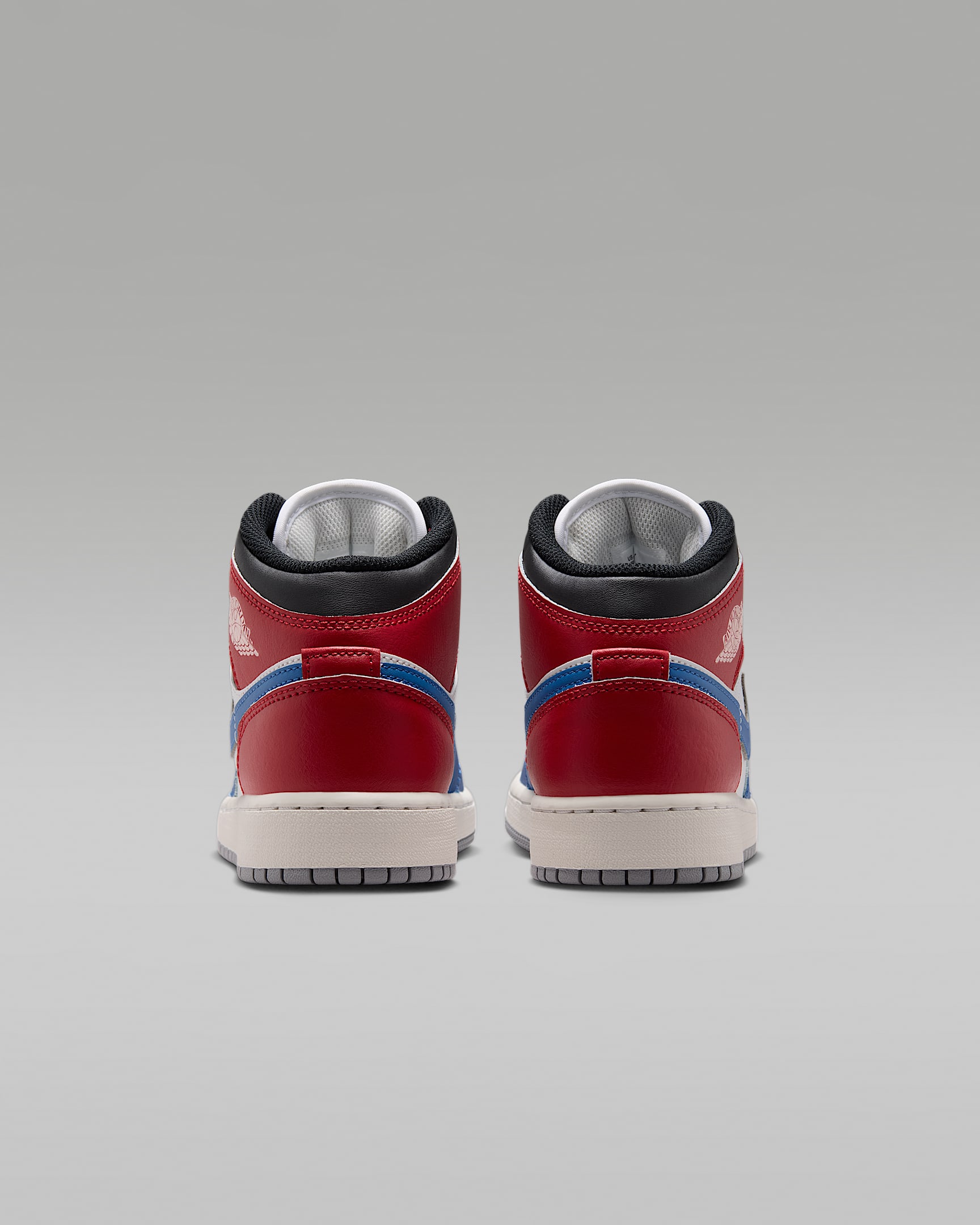 Air Jordan 1 Mid Older Kids' Shoes - True Blue/Varsity Red/Black/Summit White