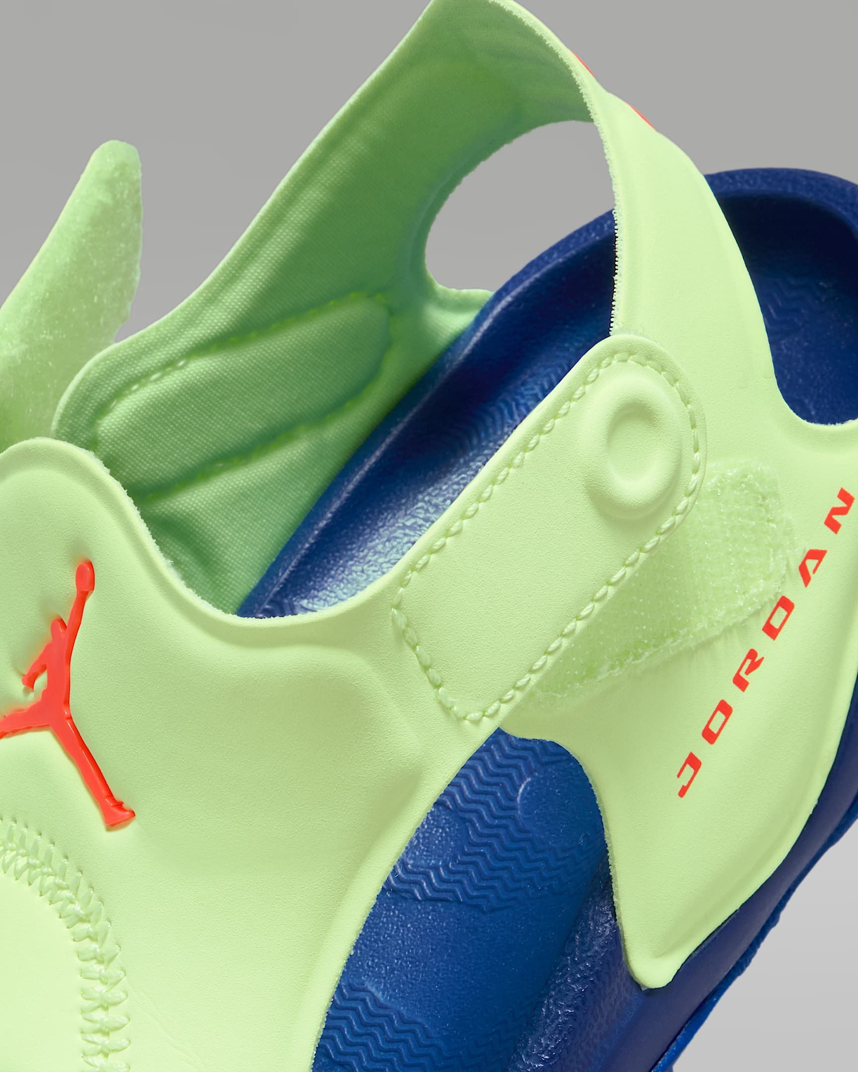 Jordan OTDR Younger Kids' Sandals - Barely Volt/Game Royal/Infrared 23