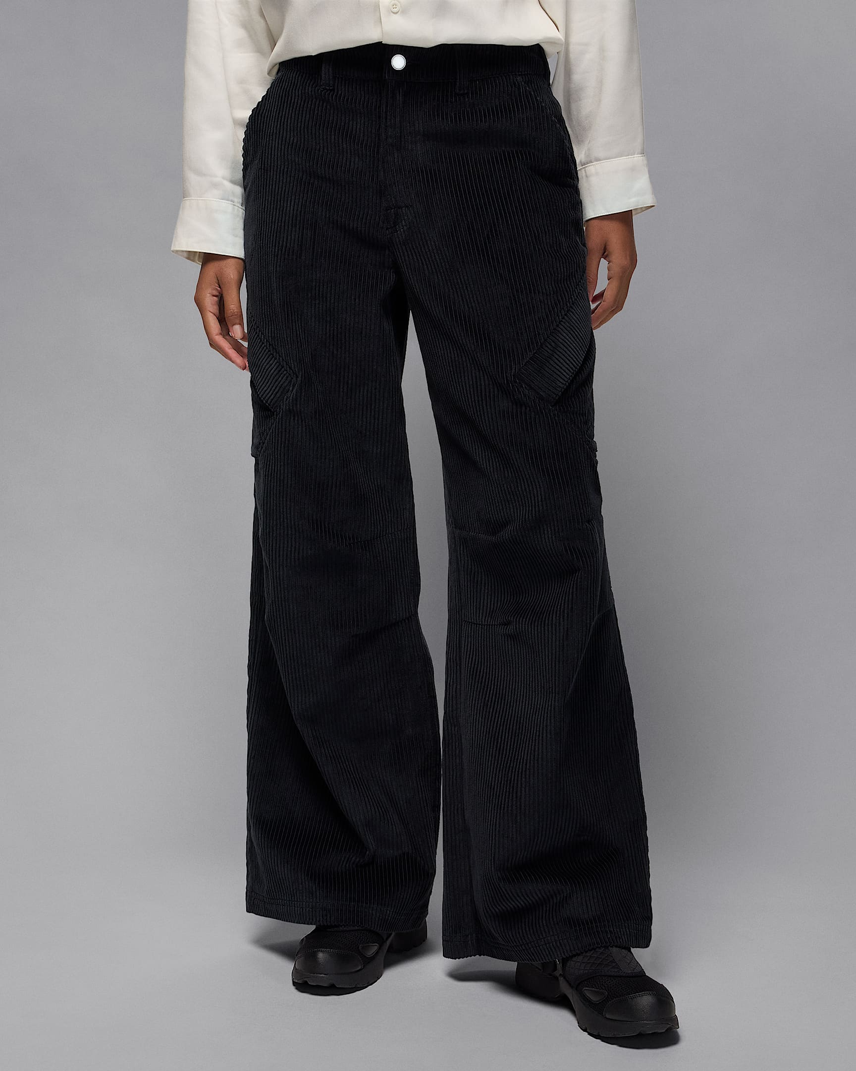 Pants de pana para mujer Jordan Flight Chicago - Negro