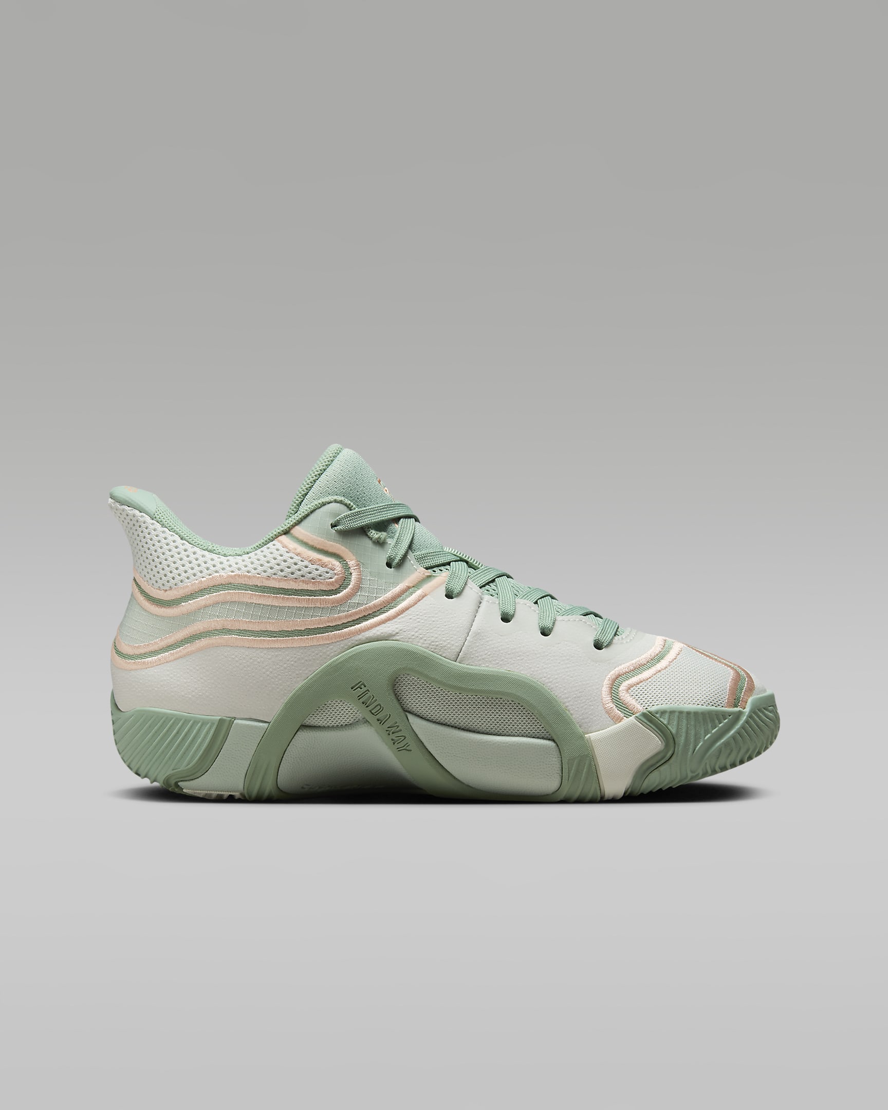 Tatum 3 Older Kids' Basketball Shoes - Seafoam/Spruce Aura/Arctic Orange/Apricot Agate