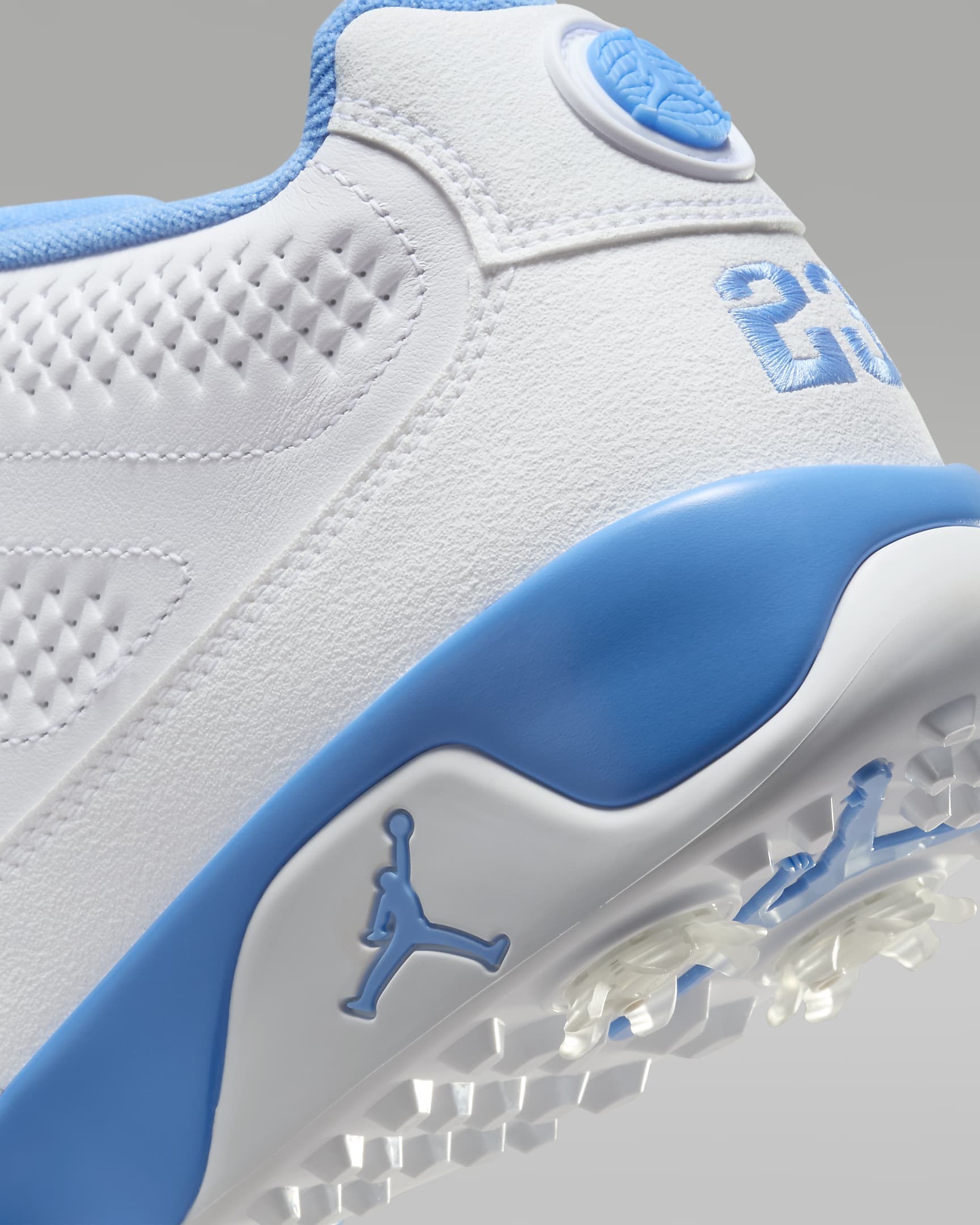 Air Jordan 9 G Golf Ayakkabısı - Beyaz/Beyaz/University Blue