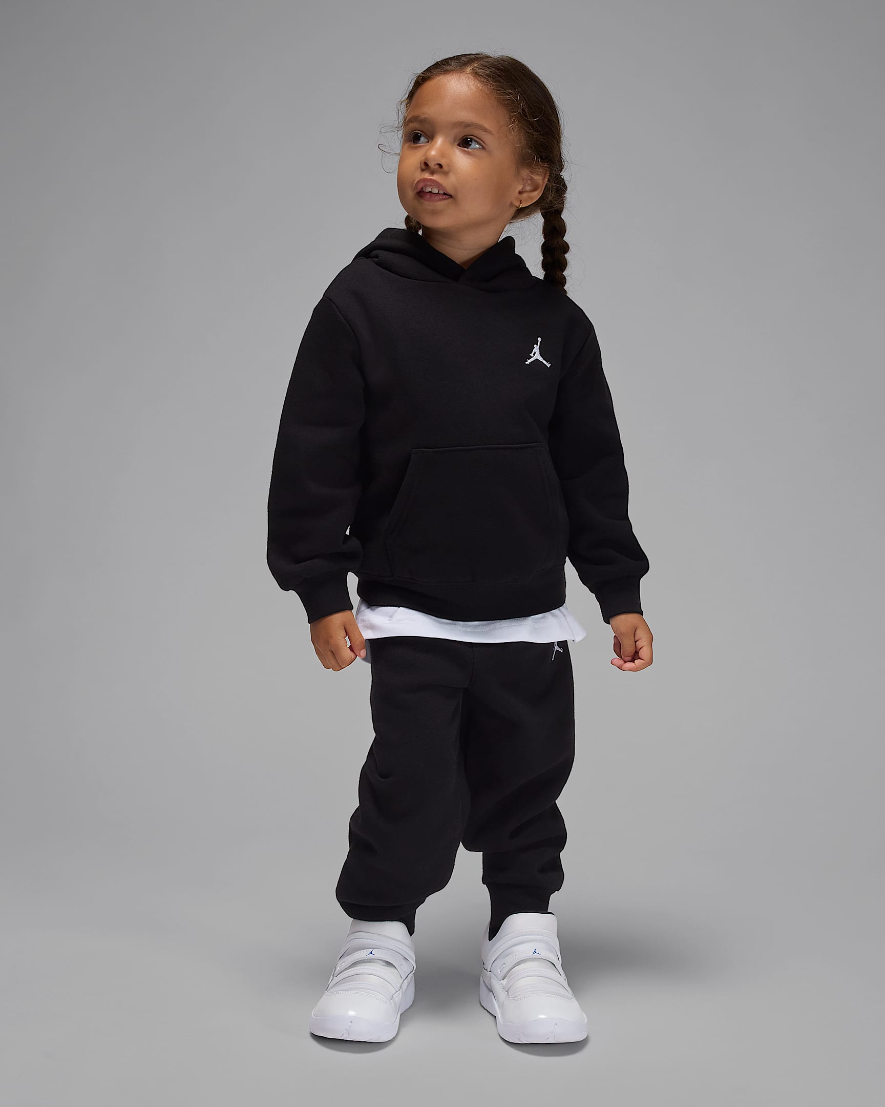 Jordan Brooklyn Fleece Toddler 2-Piece Pullover Hoodie Set - Black
