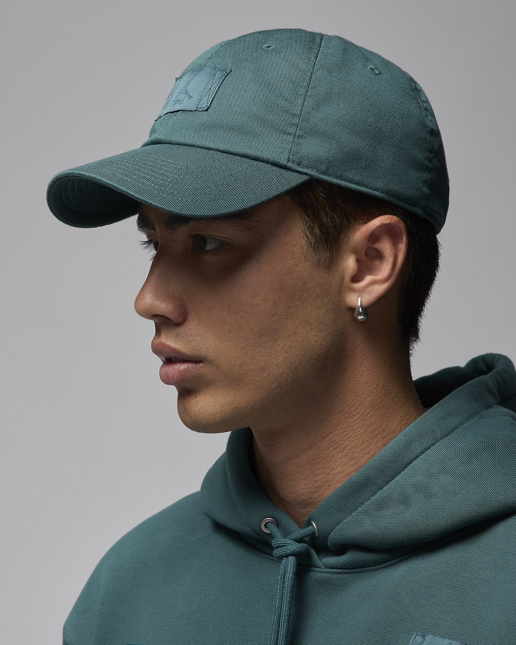 Jordan Club Cap Adjustable Hat - Oxidised Green/Dark Atomic Teal