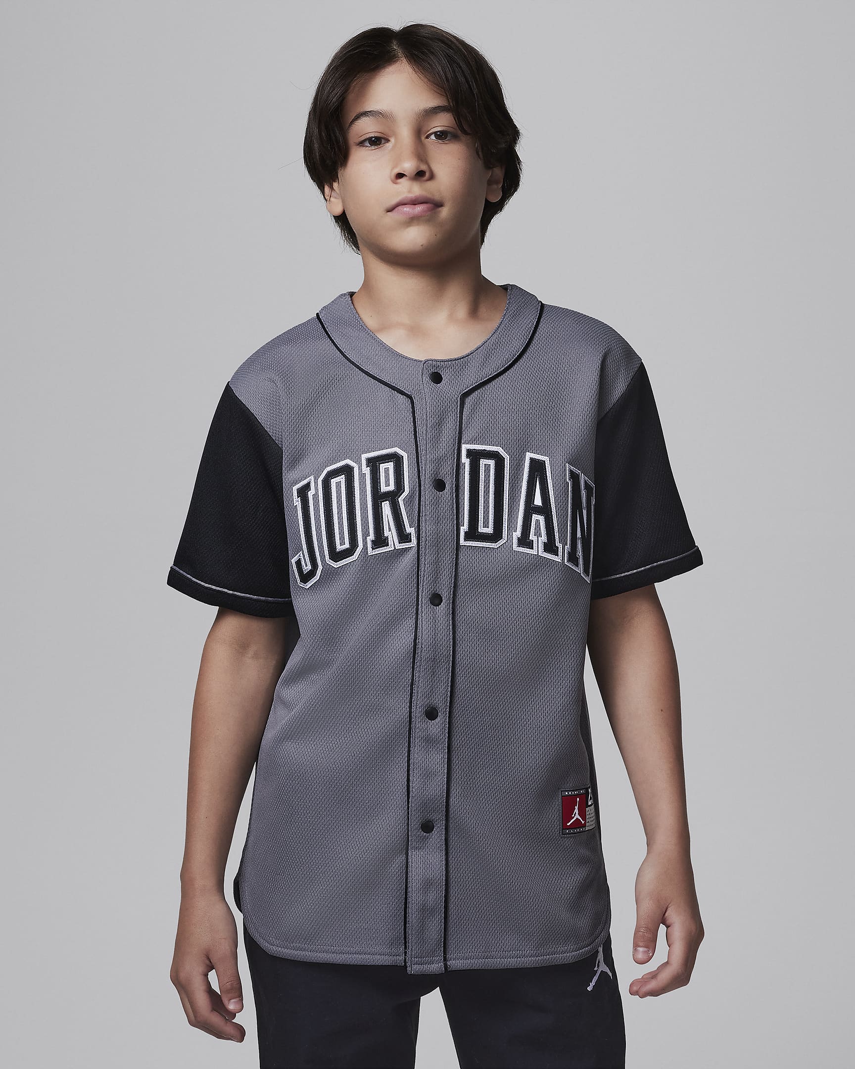 Jordan Older Kids' Baseball Jersey - Smoke Grey