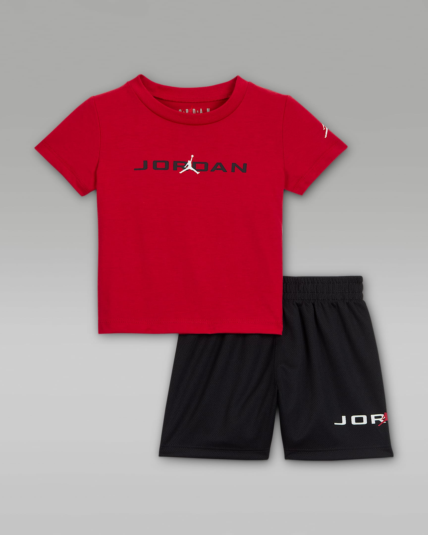 Jordan Baby (12–24M) Baseline 2-Piece Mesh Shorts Set - Black