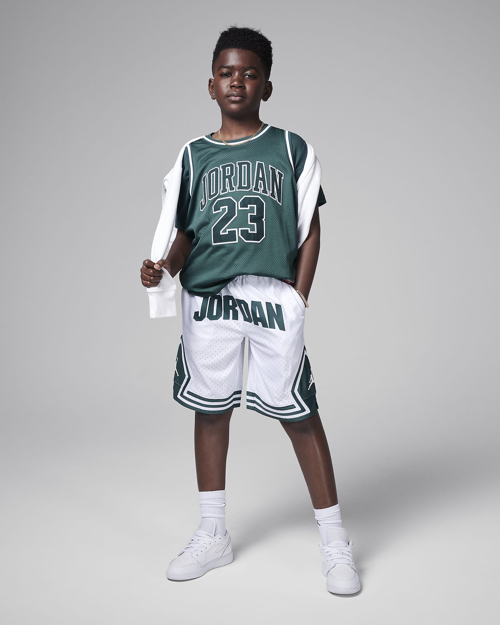 Jordan 23 Jersey kindertop - Oxidized Green