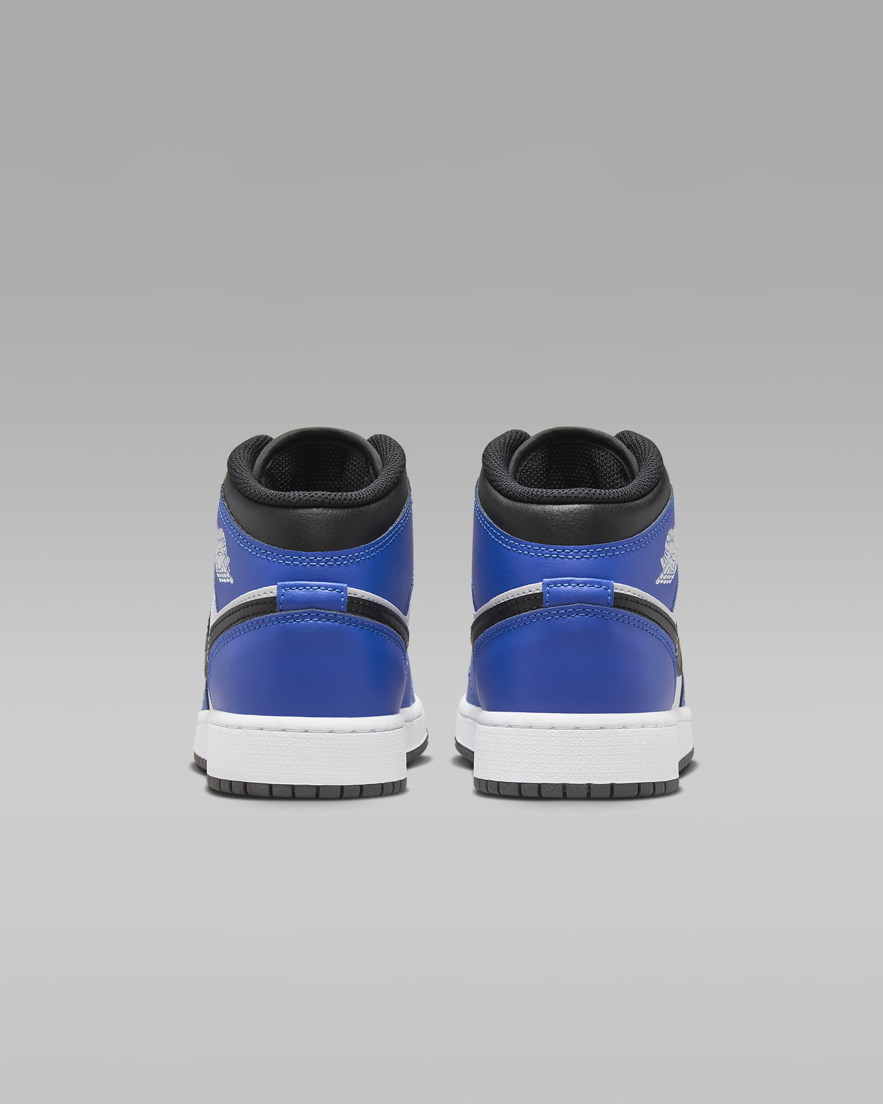 Air Jordan 1 Mid Older Kids' Shoes - Game Royal/White/Black