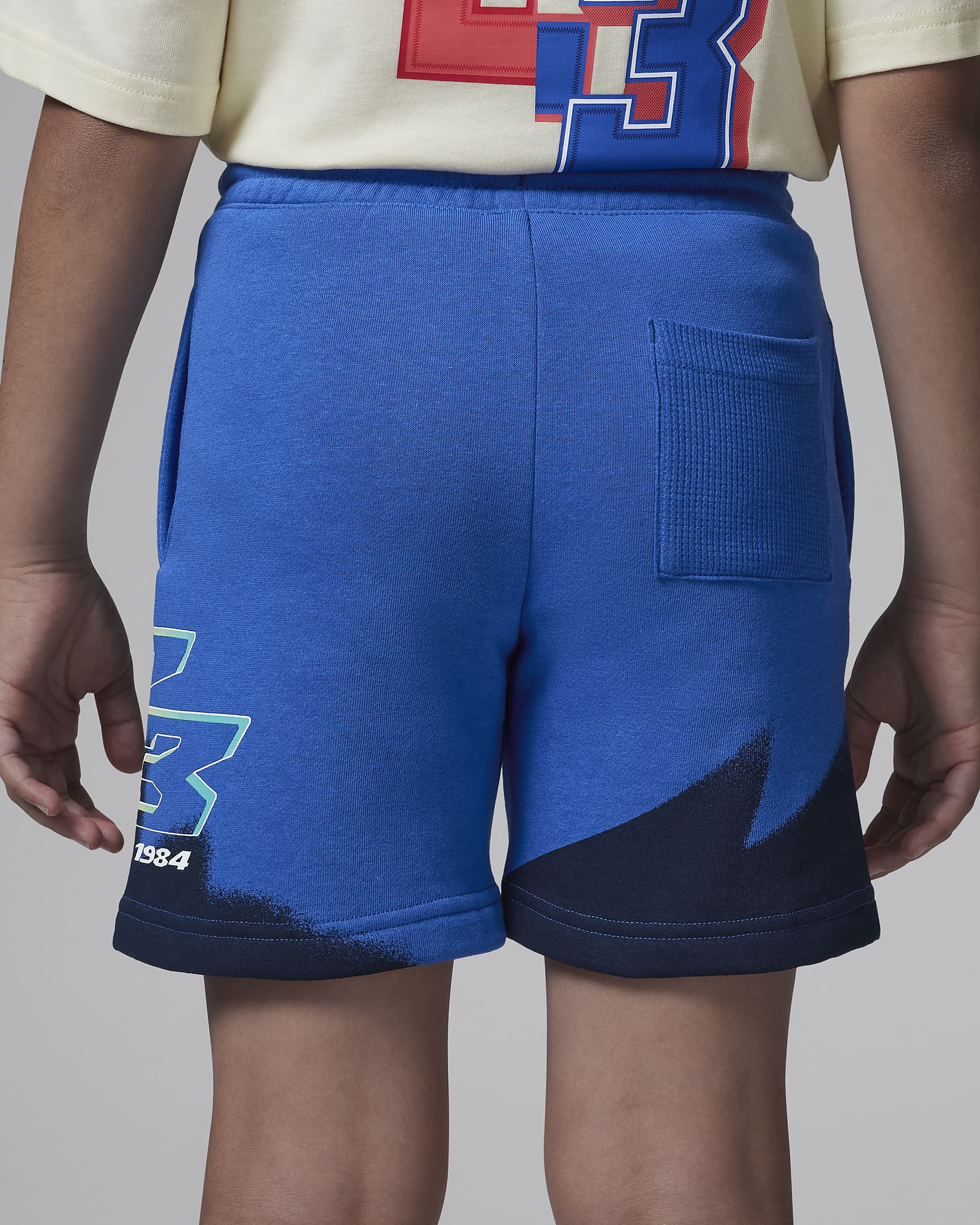 Shorts de tejido Fleece para niños talla pequeña Jordan MJ Moto - Hiperroyal