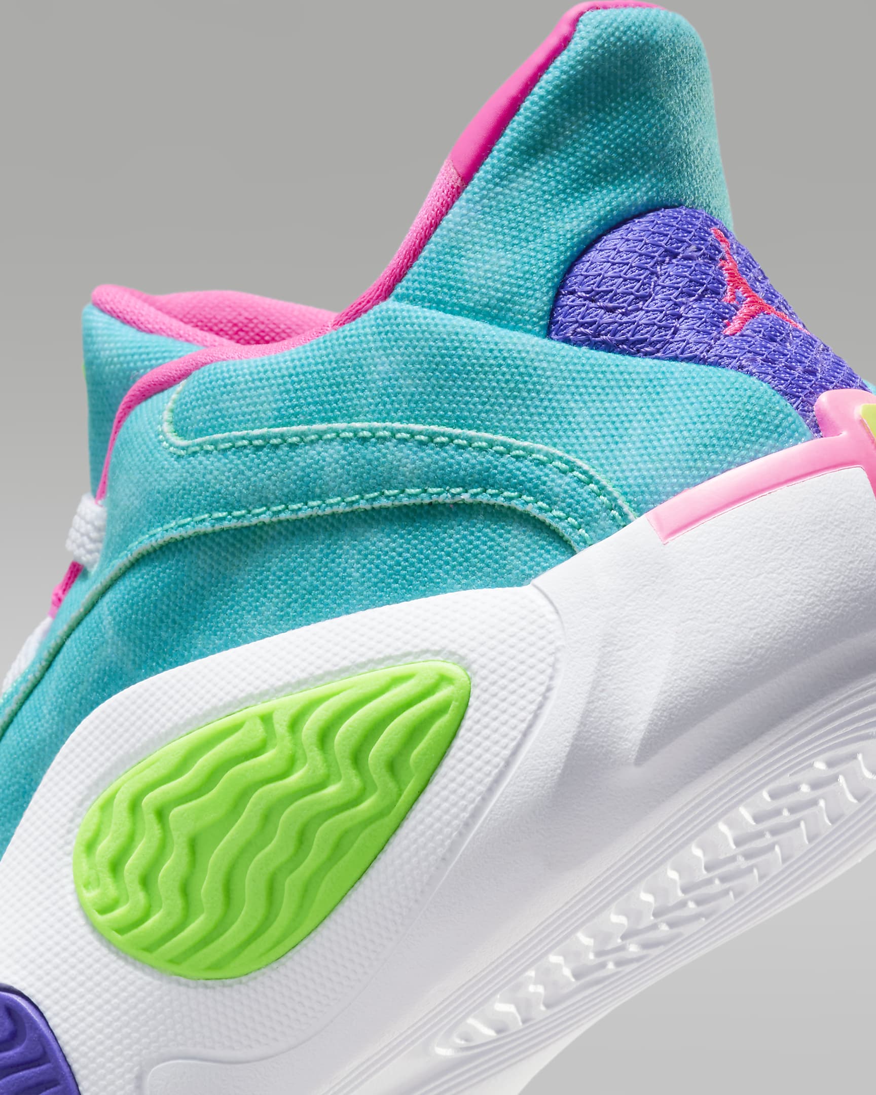 Tatum 2 Younger Kids' Shoes - Hyper Jade/White/Hyper Pink/Green Strike