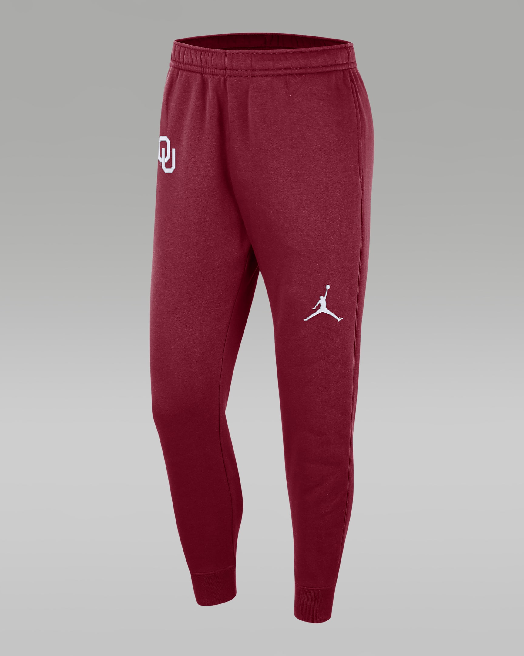 Oklahoma Club Fleece Men's Jordan College Pants - Team Crimson/White