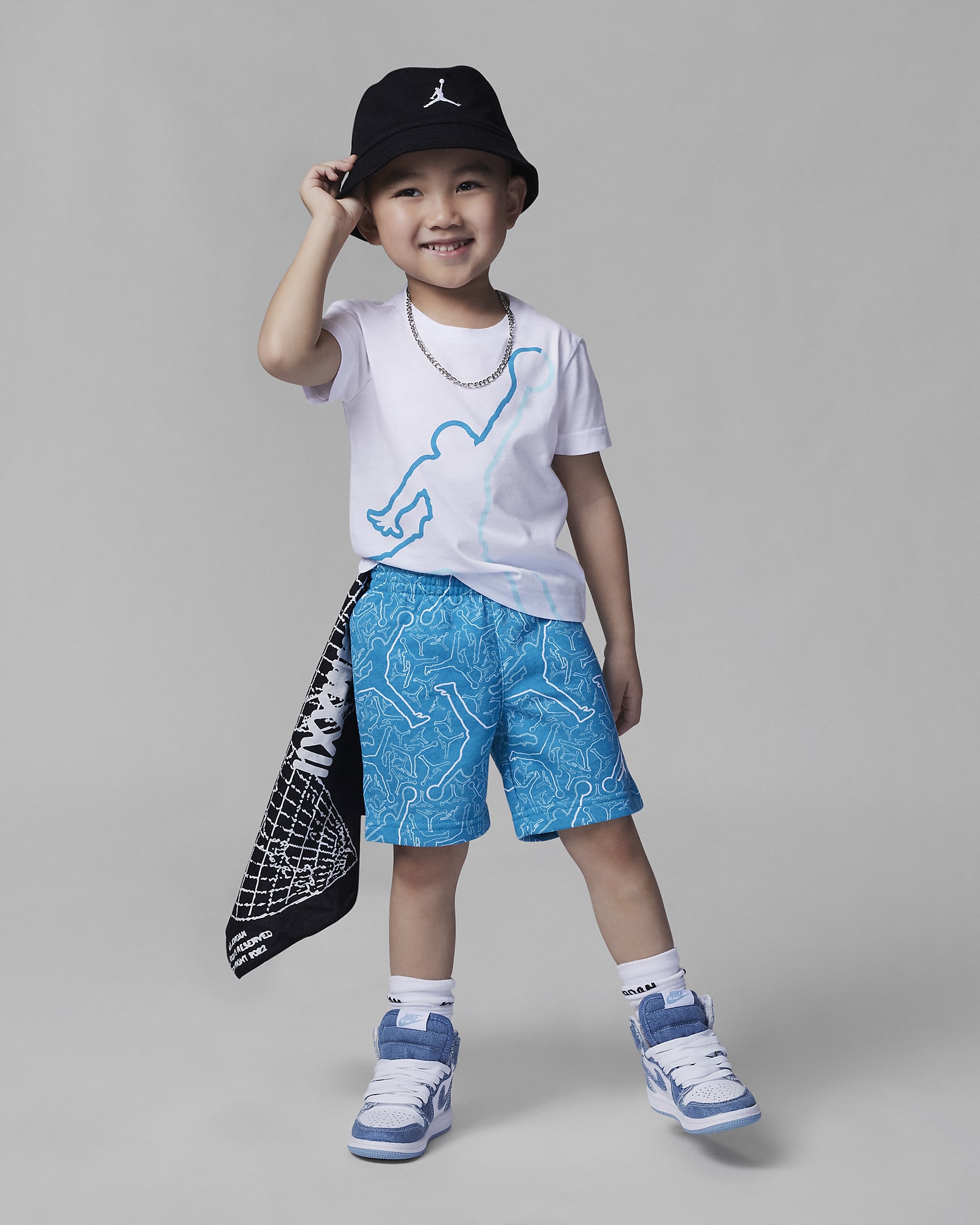 Jordan Air Jump-bled Shorts Set Toddler 2-Piece Set. Nike.com