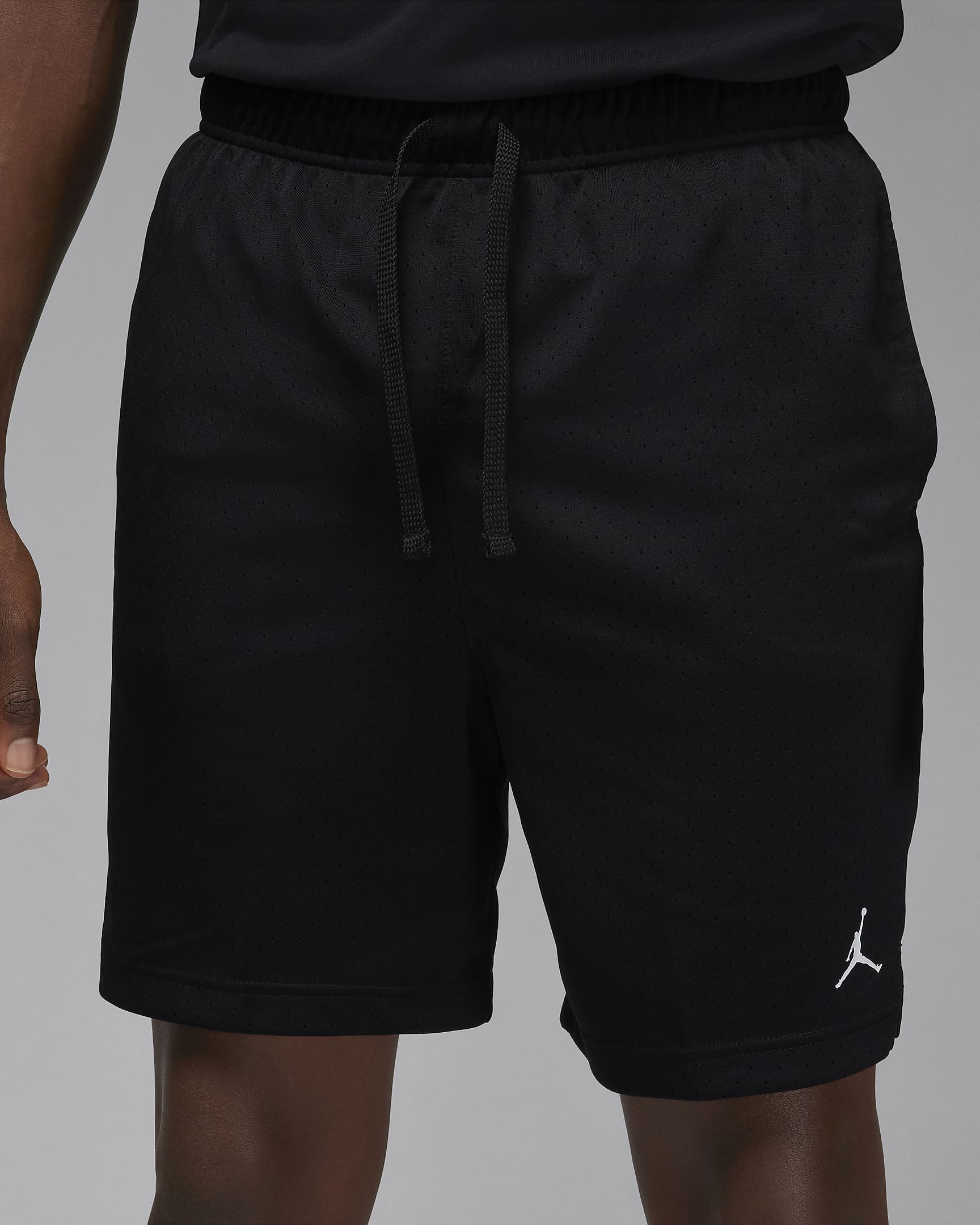 Jordan Sport Dri-FIT Mesh-Shorts für Herren - Schwarz/Weiß