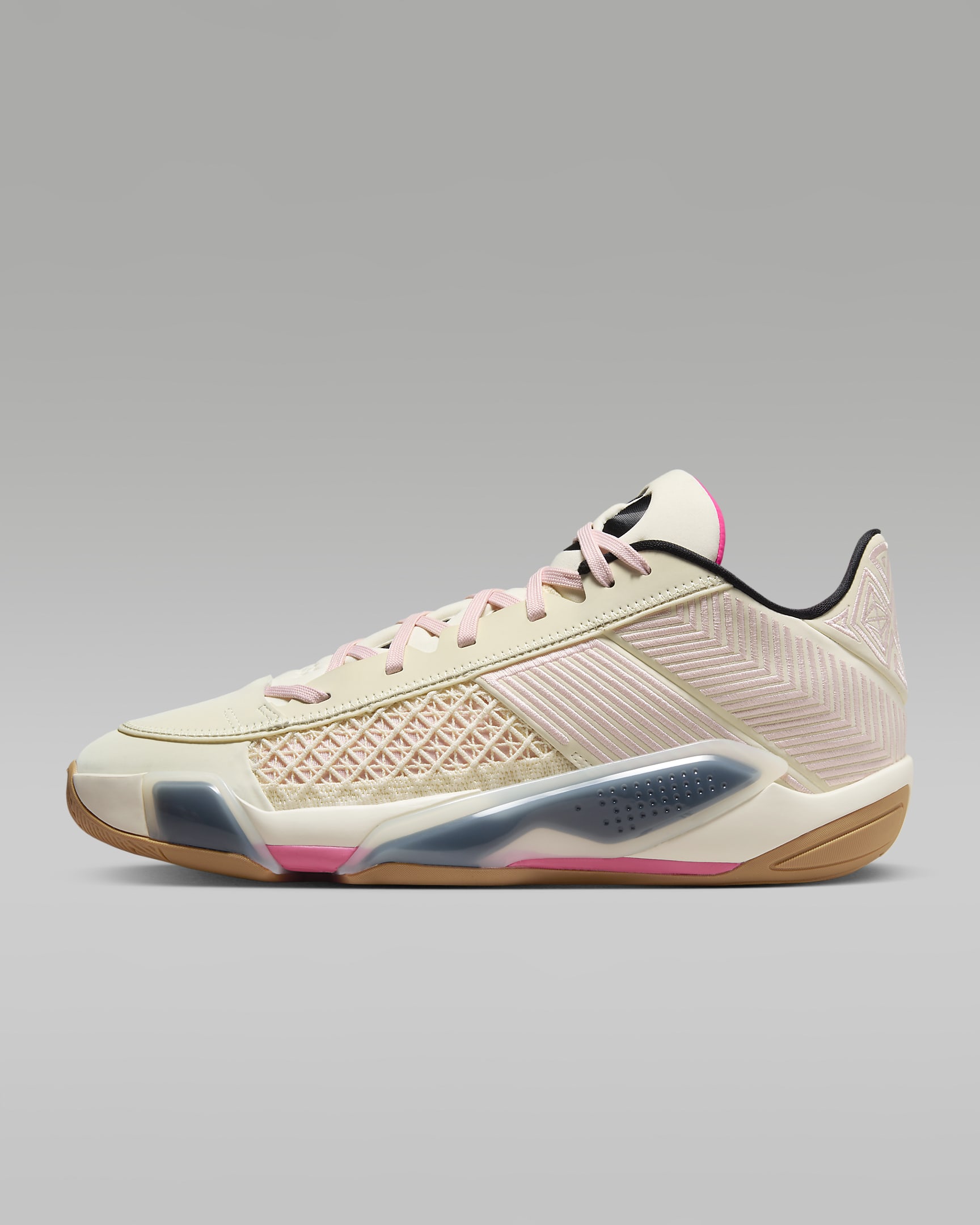 Air Jordan XXXVIII Low PF Basketball Shoes - Coconut Milk/Atmosphere/Hyper Pink/Black