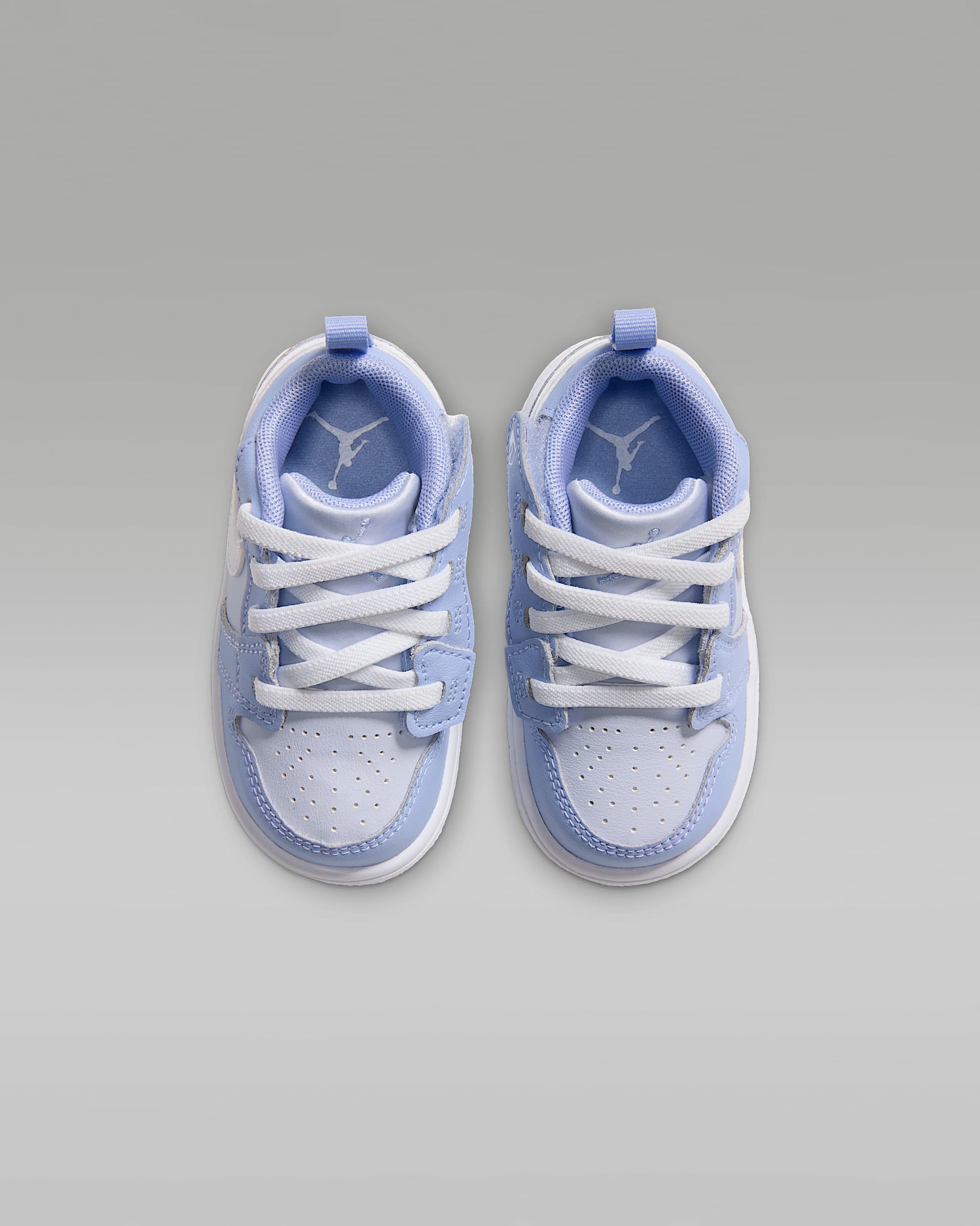 Chaussure Jordan 1 Low Alt pour bébé et tout-petit - Aluminum/Blanc/Hydrogen Blue