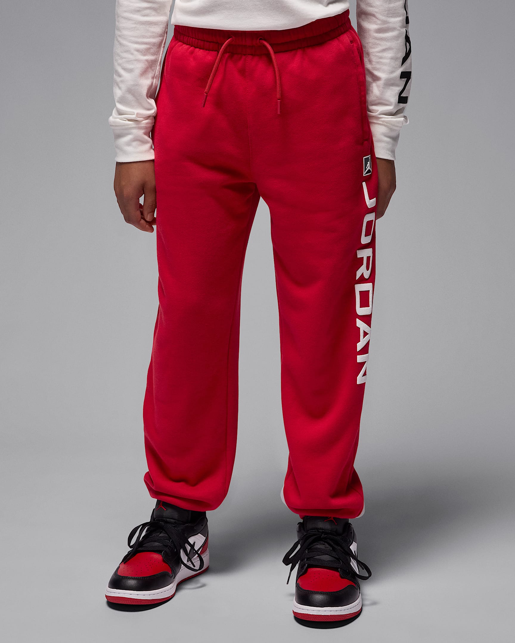 Jordan Essentials Baseline fleecebroek voor kids - Gym Red