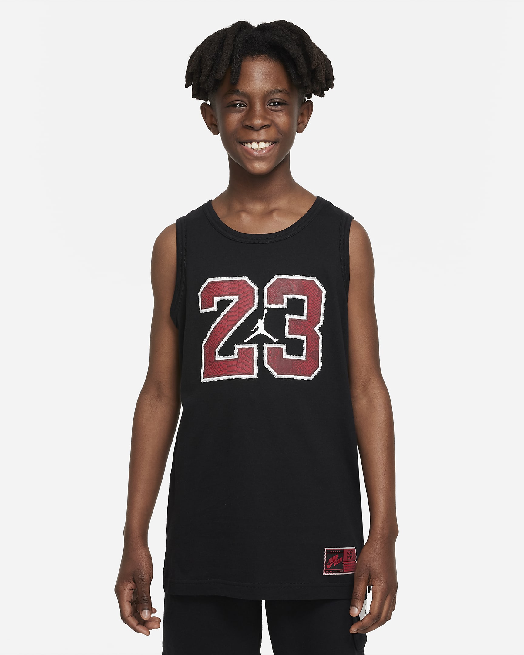 Jordan Big Kids' (Boys') Tank - Black