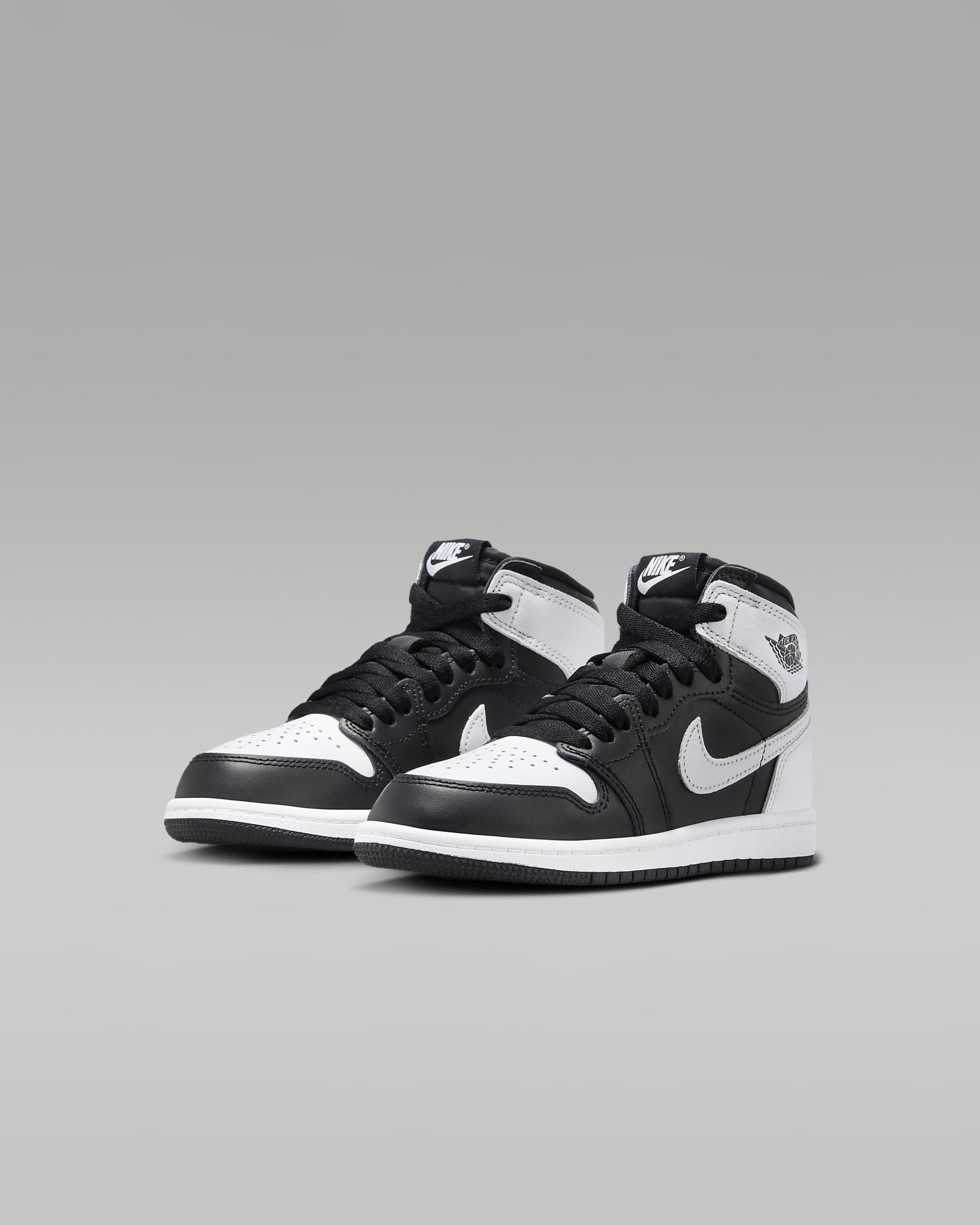 black and white jordan 1 kids