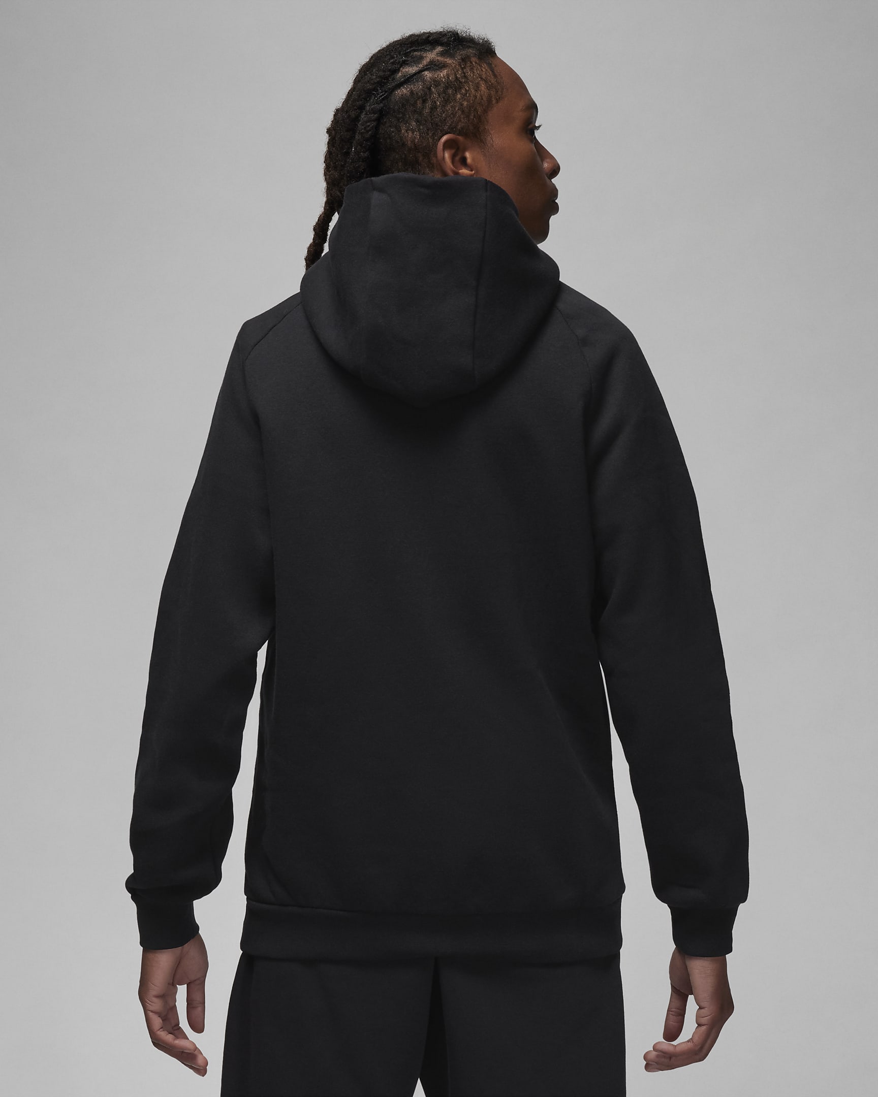 Sweat à capuche en tissu Fleece Jordan pour homme - Noir