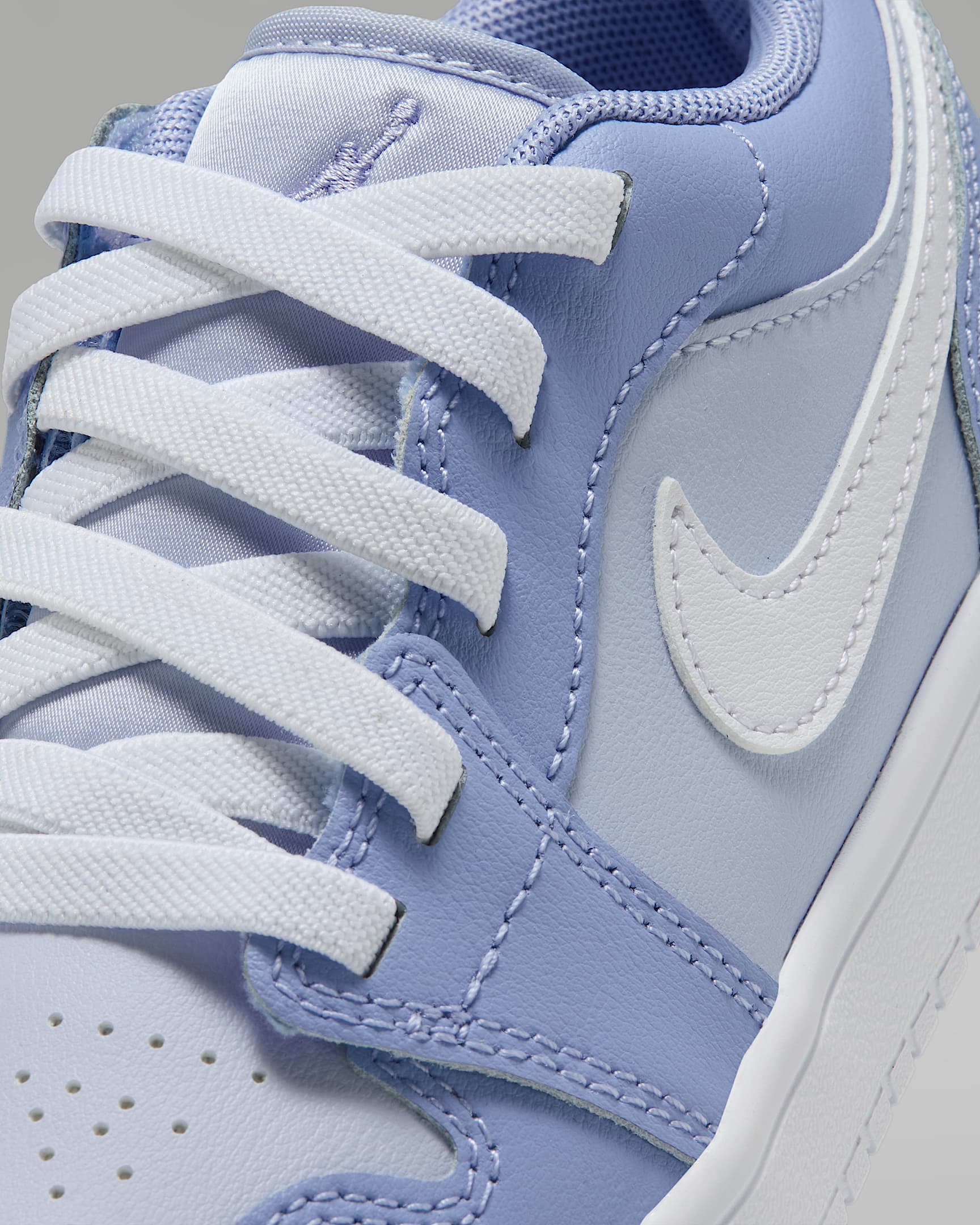 Chaussure Jordan 1 Low Alt pour enfant - Aluminum/Blanc/Hydrogen Blue