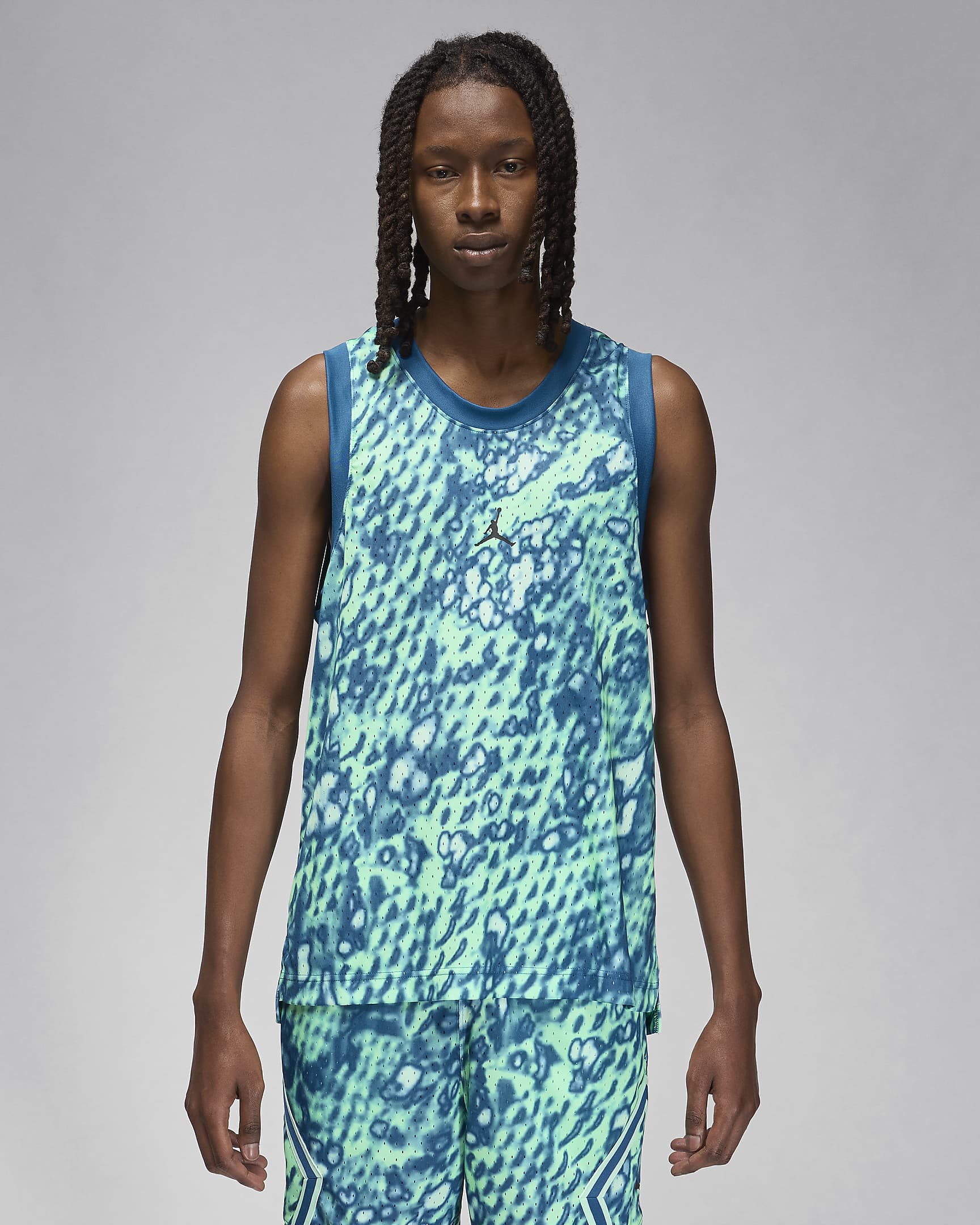 Jordan Sport Men's Dri-FIT Mesh Jersey - Mint Foam