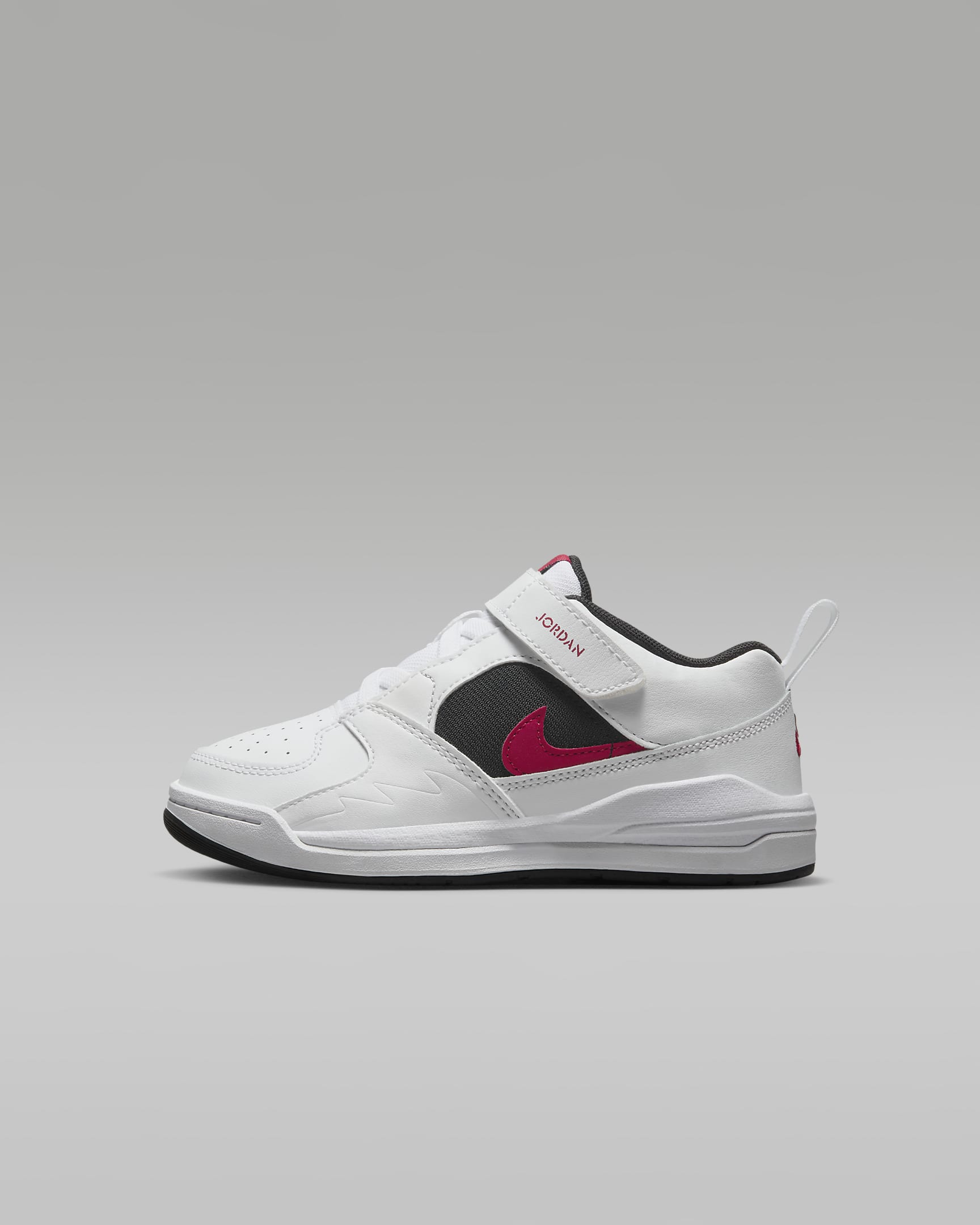 Jordan Stadium 90 Younger Kids' Shoes - White/Black/Gym Red