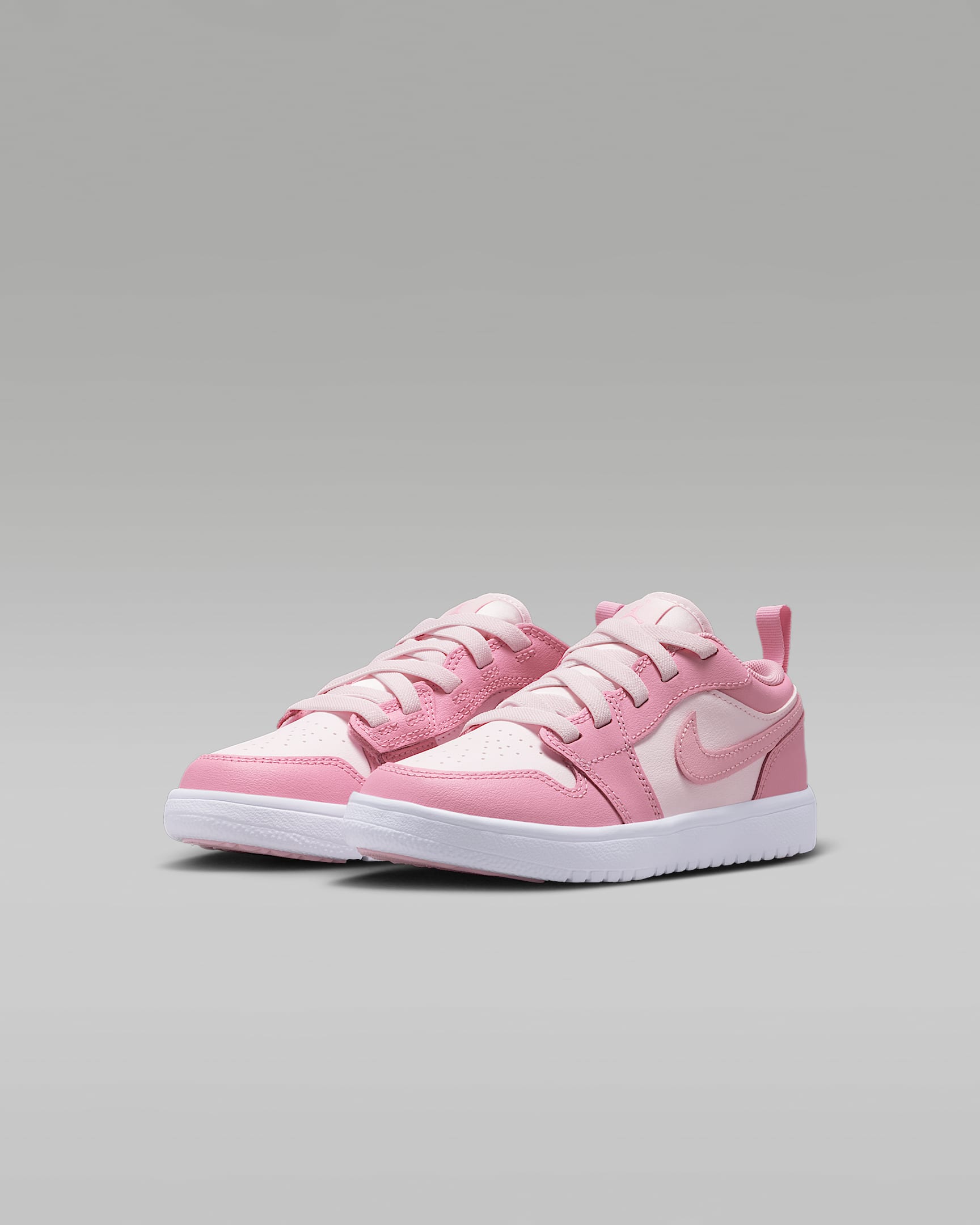 Jordan 1 Low Alt Küçük Çocuk Ayakkabısı - Medium Soft Pink/Beyaz/Pearl Pink