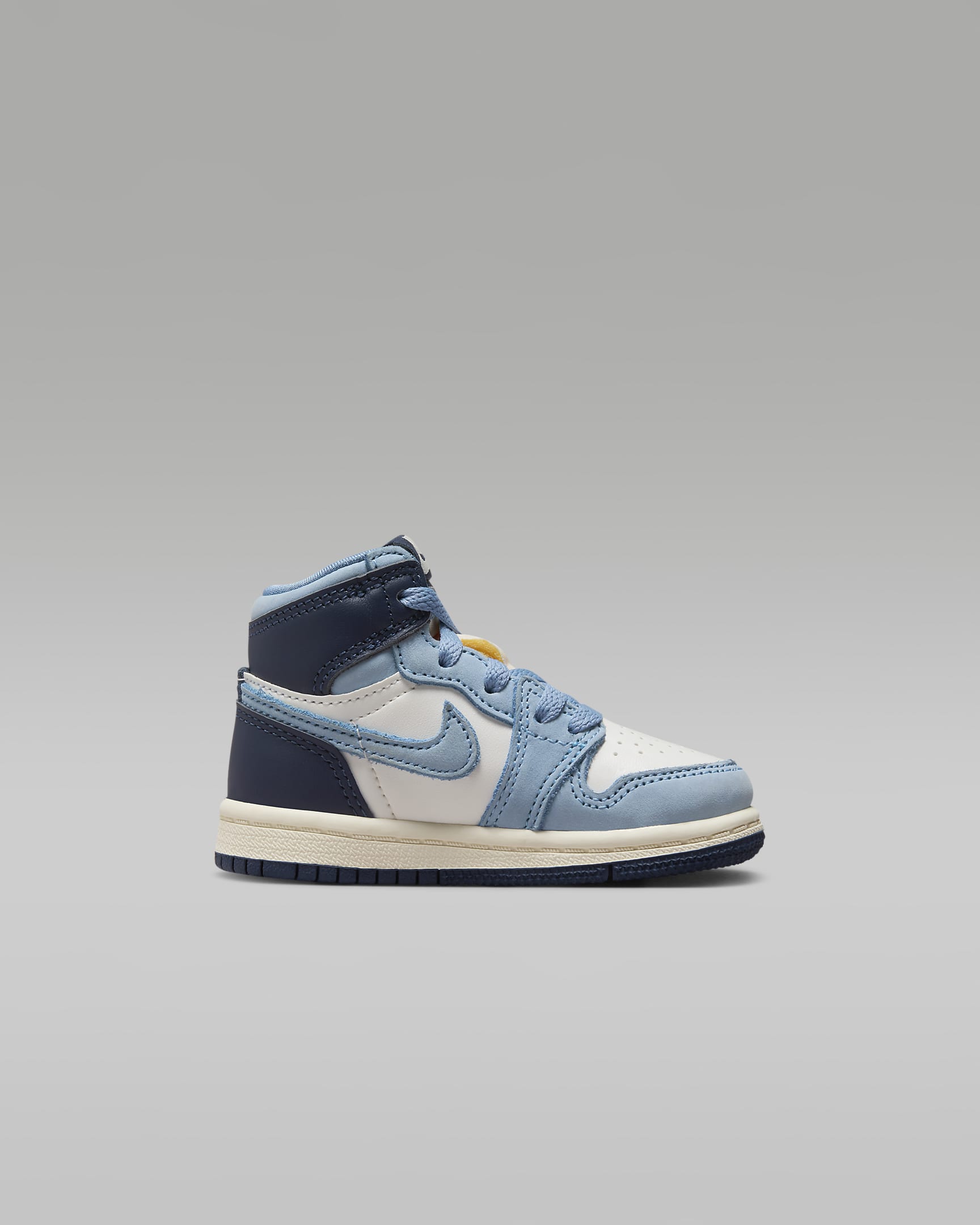 Jordan 1 Retro High OG 'First in Flight' Baby/Toddler Shoes - University Blue/Sail/Midnight Navy/University Gold